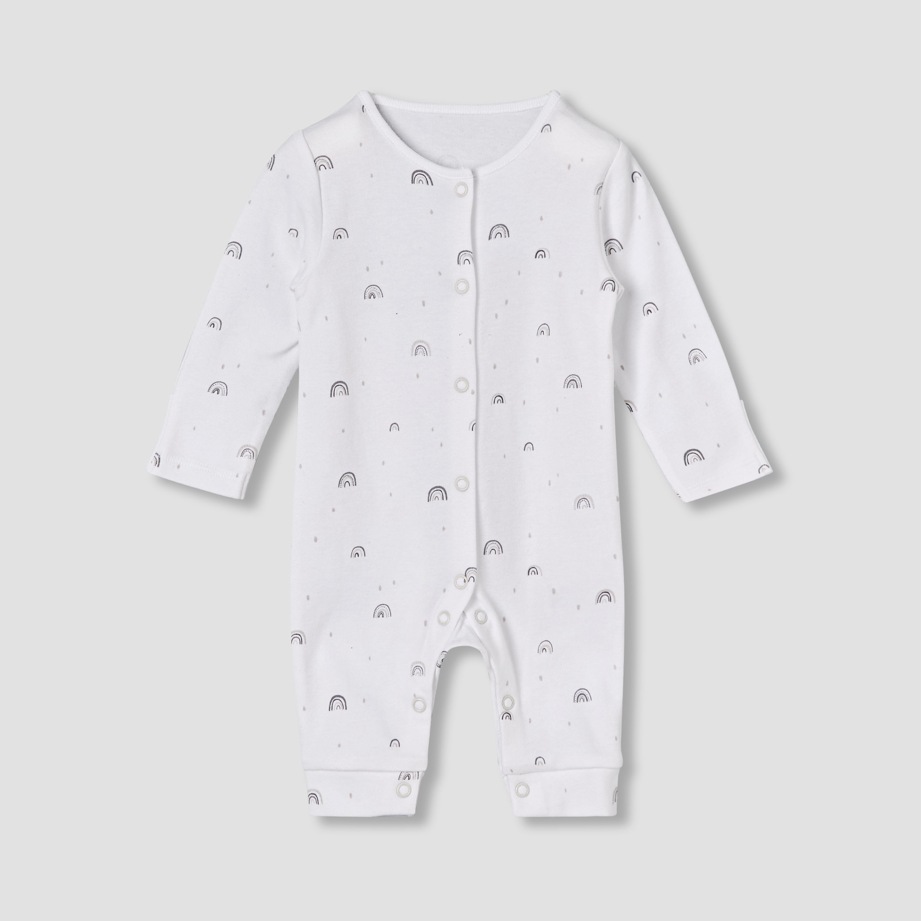 Pack of 3 Juniors Round Neck Long Sleeves Sleepsuit with Print-baby-boys-clothing-nightwear-sleepsuits-image-3