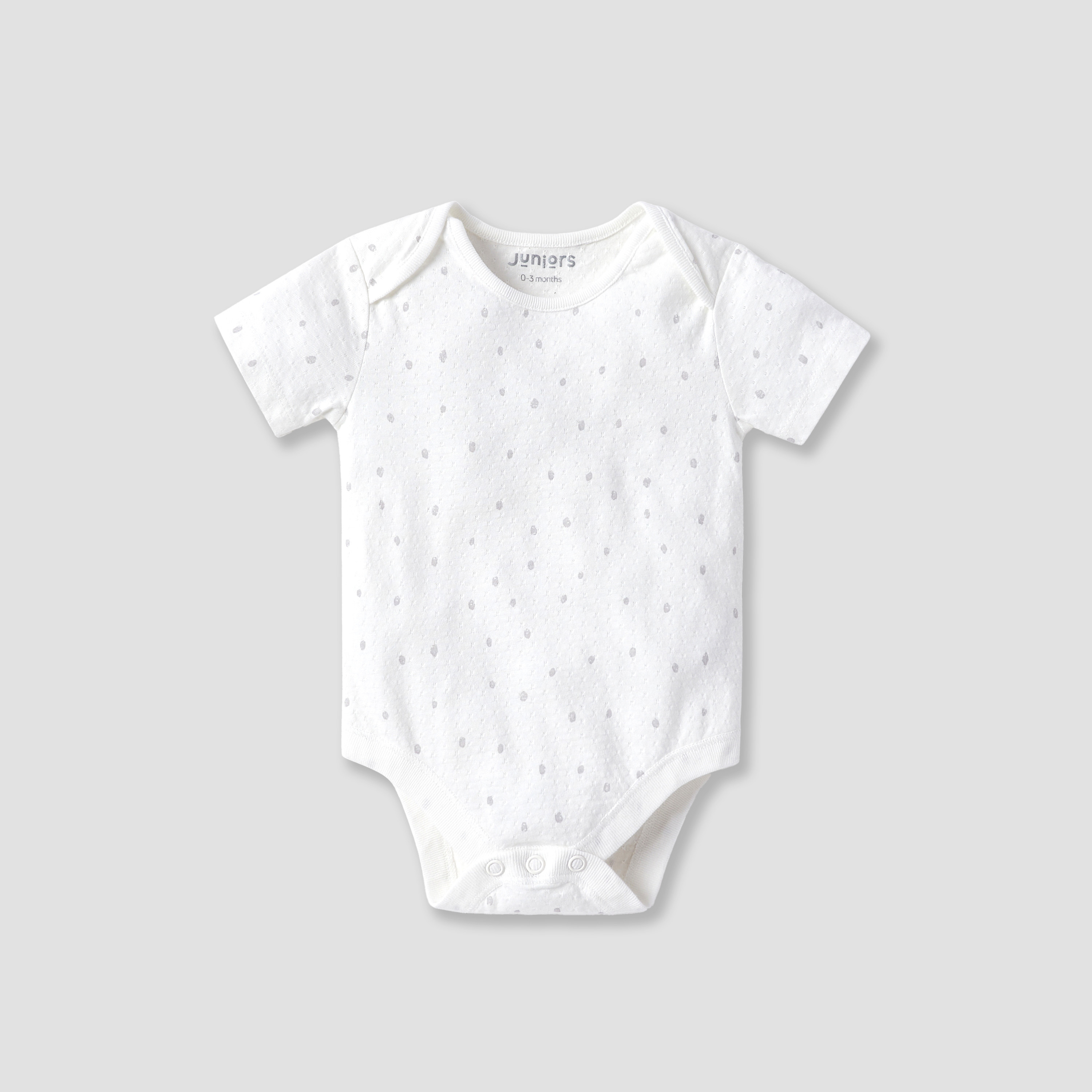 Juniors Printed Bodysuit with Short Sleeves and Button Closure - Set of 3-baby-girls-clothing-bodysuits-image-3