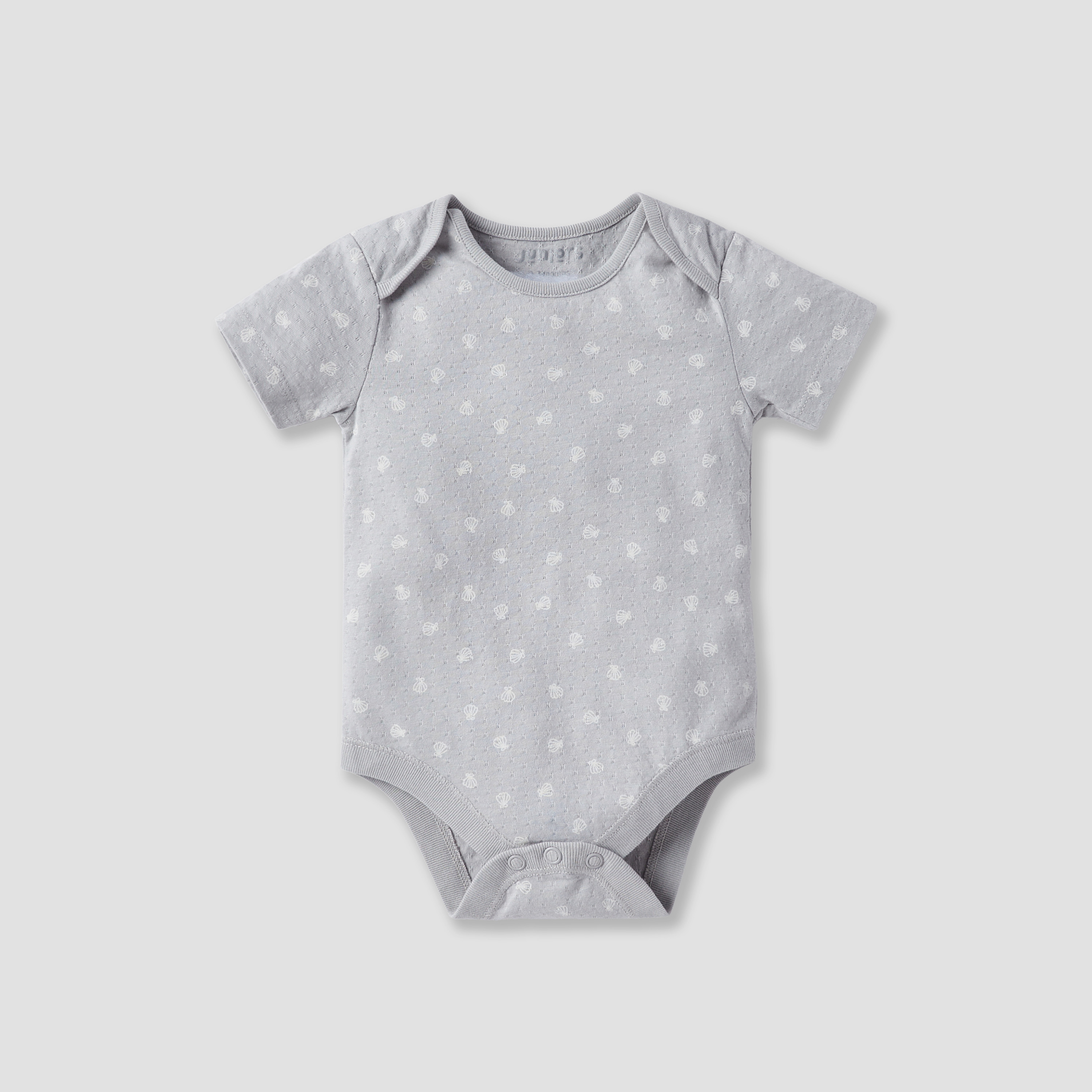 Juniors Printed Bodysuit with Short Sleeves and Button Closure - Set of 3-baby-girls-clothing-bodysuits-image-4