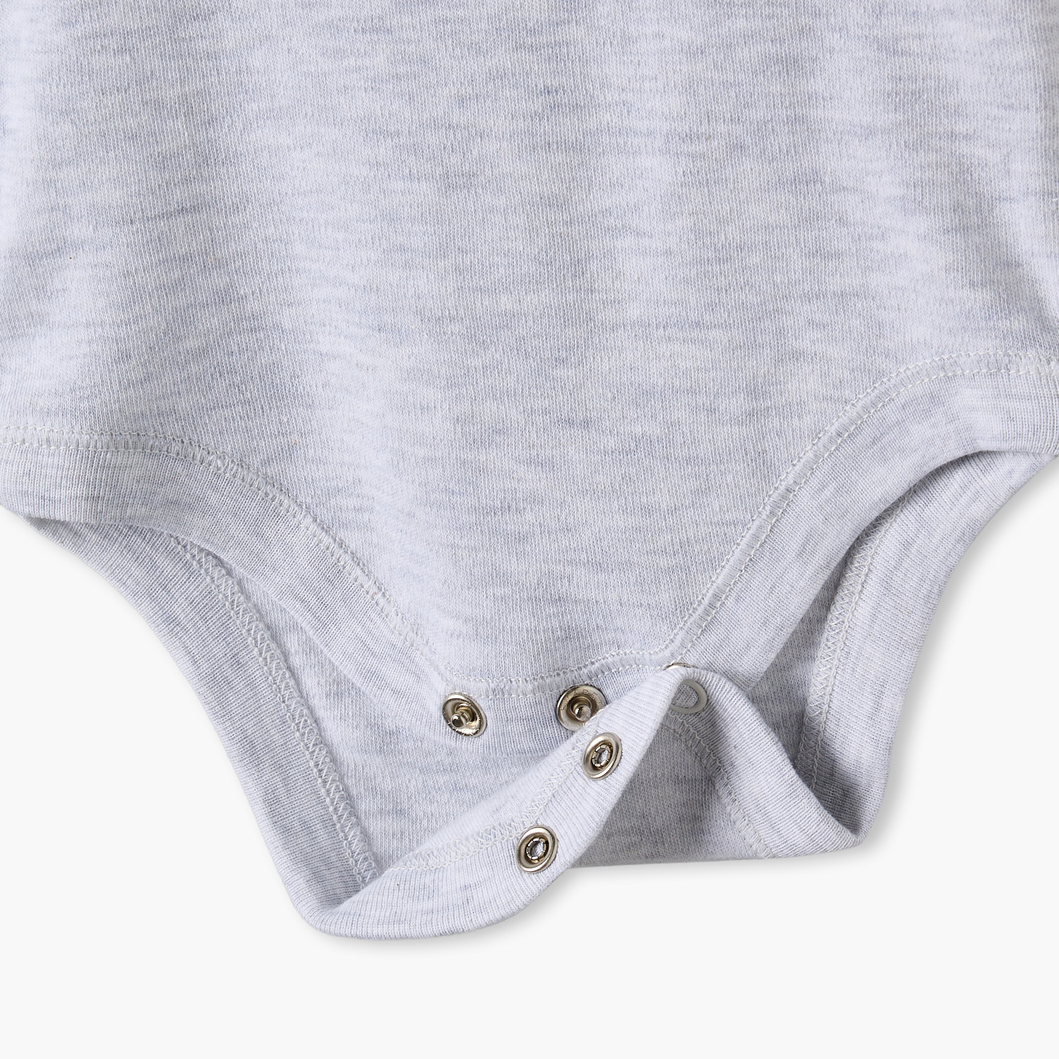 Pack of 3 Juniors Round Neck Short Sleeves Bodysuit with Snap Button Closure-baby-boys-clothing-bodysuits-image-7