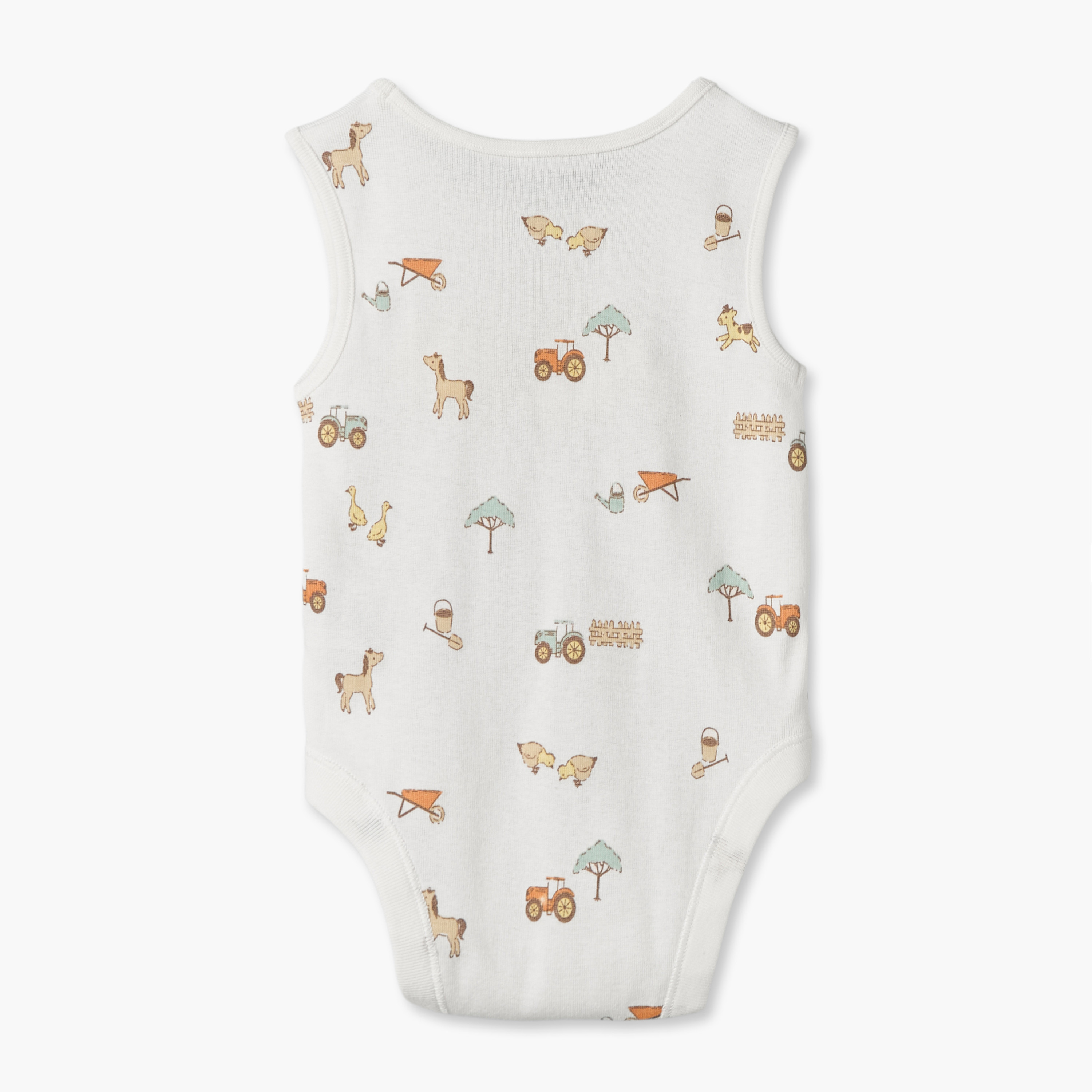 طقم بودي سوت دون أكمام برقبة ضيقة وطبعات 7 قطع من جونيورز-baby-boys-clothing-bodysuits-image-10