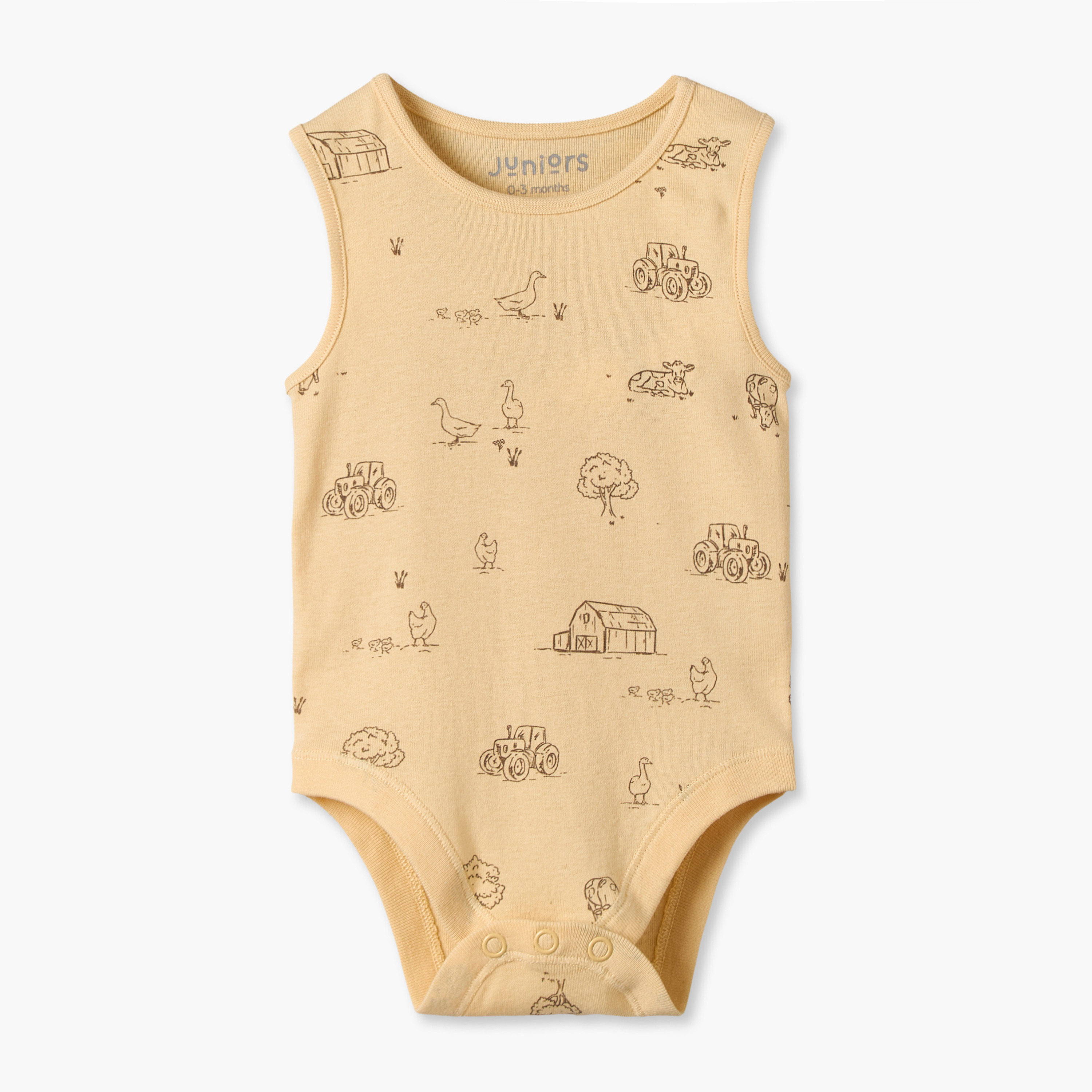 طقم بودي سوت دون أكمام برقبة ضيقة وطبعات 7 قطع من جونيورز-baby-boys-clothing-bodysuits-image-8