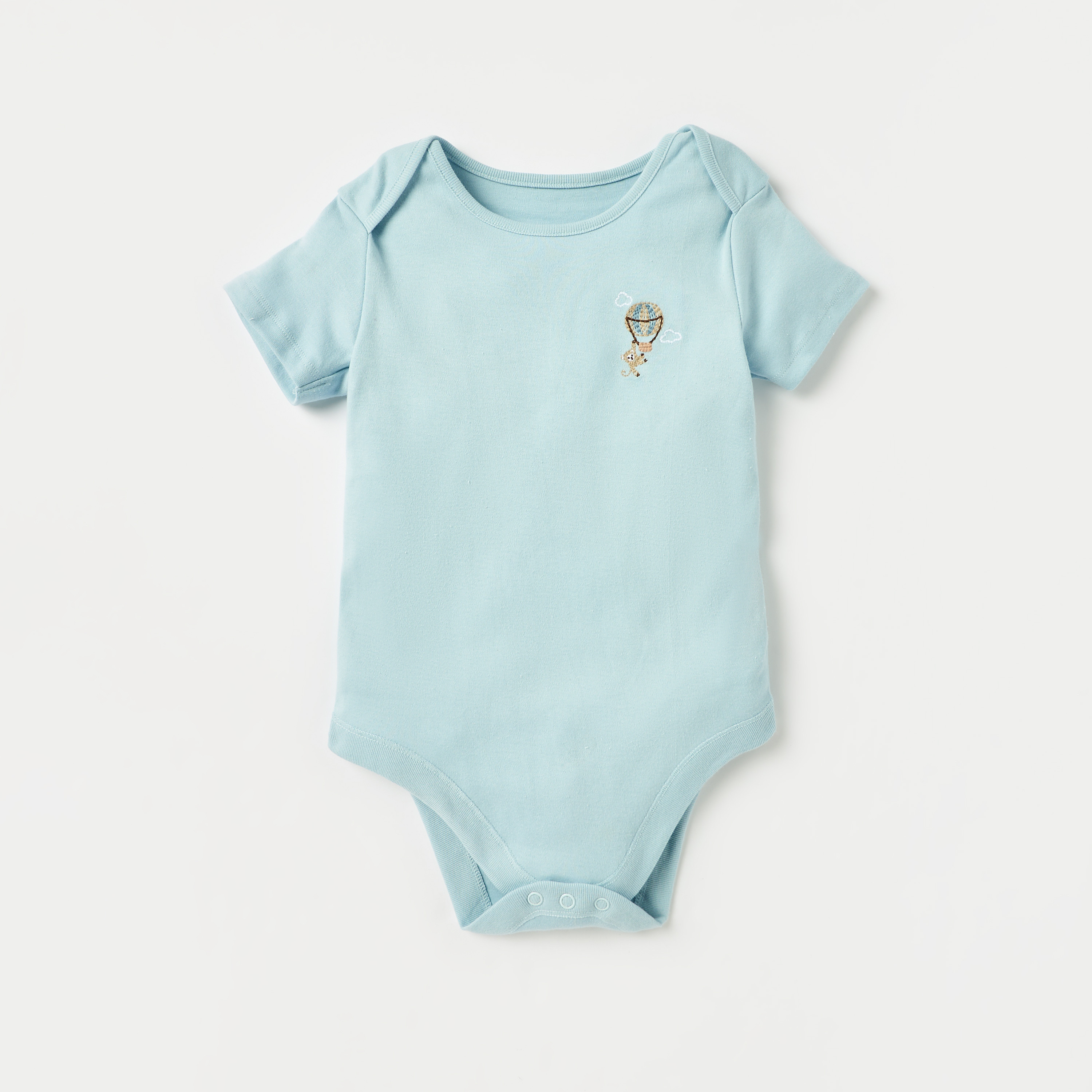 Juniors Printed Bodysuits with Snap Button Closure - Set of 3-baby-boys-clothing-multipacks-image-2