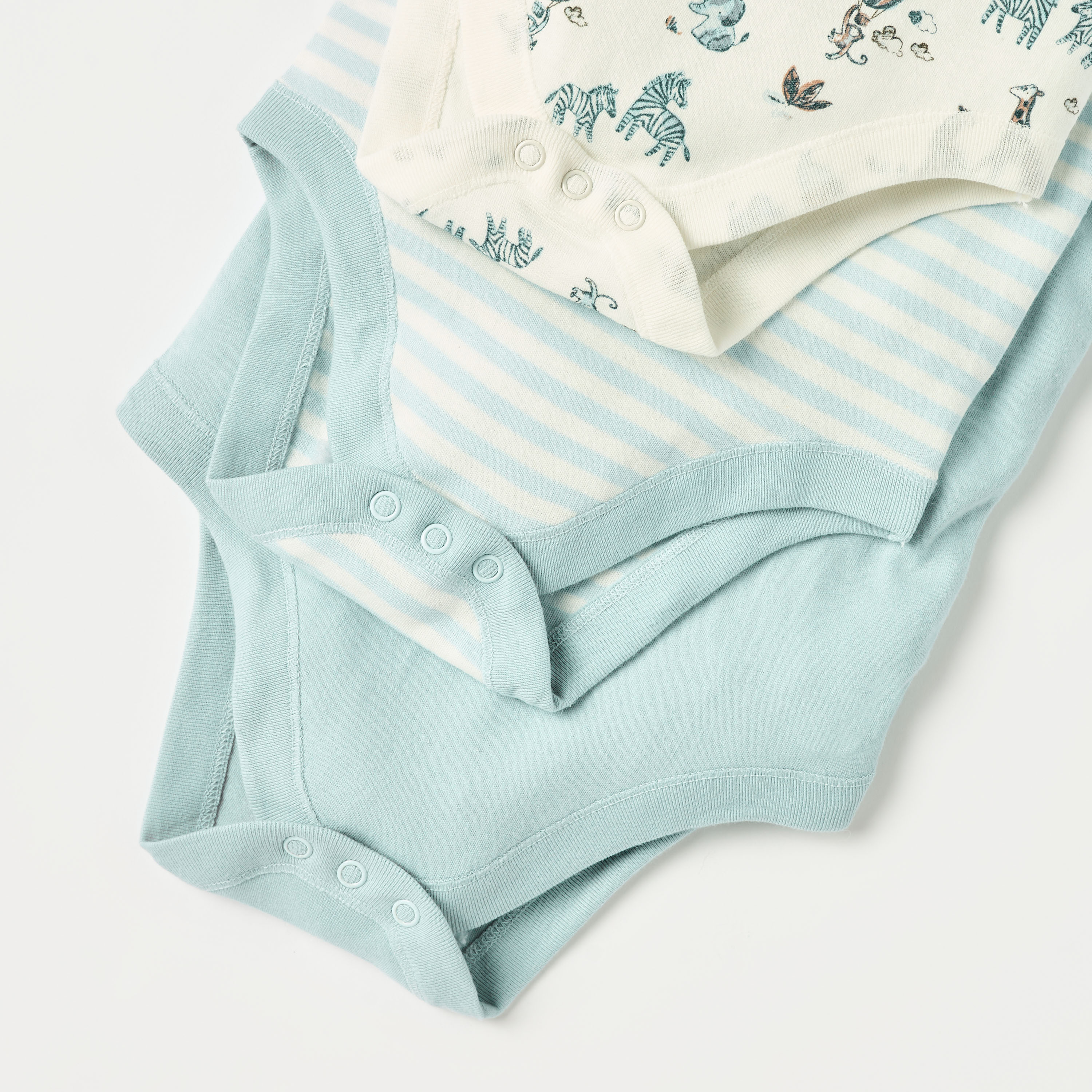 Juniors Printed Bodysuits with Snap Button Closure - Set of 3-baby-boys-clothing-multipacks-image-6