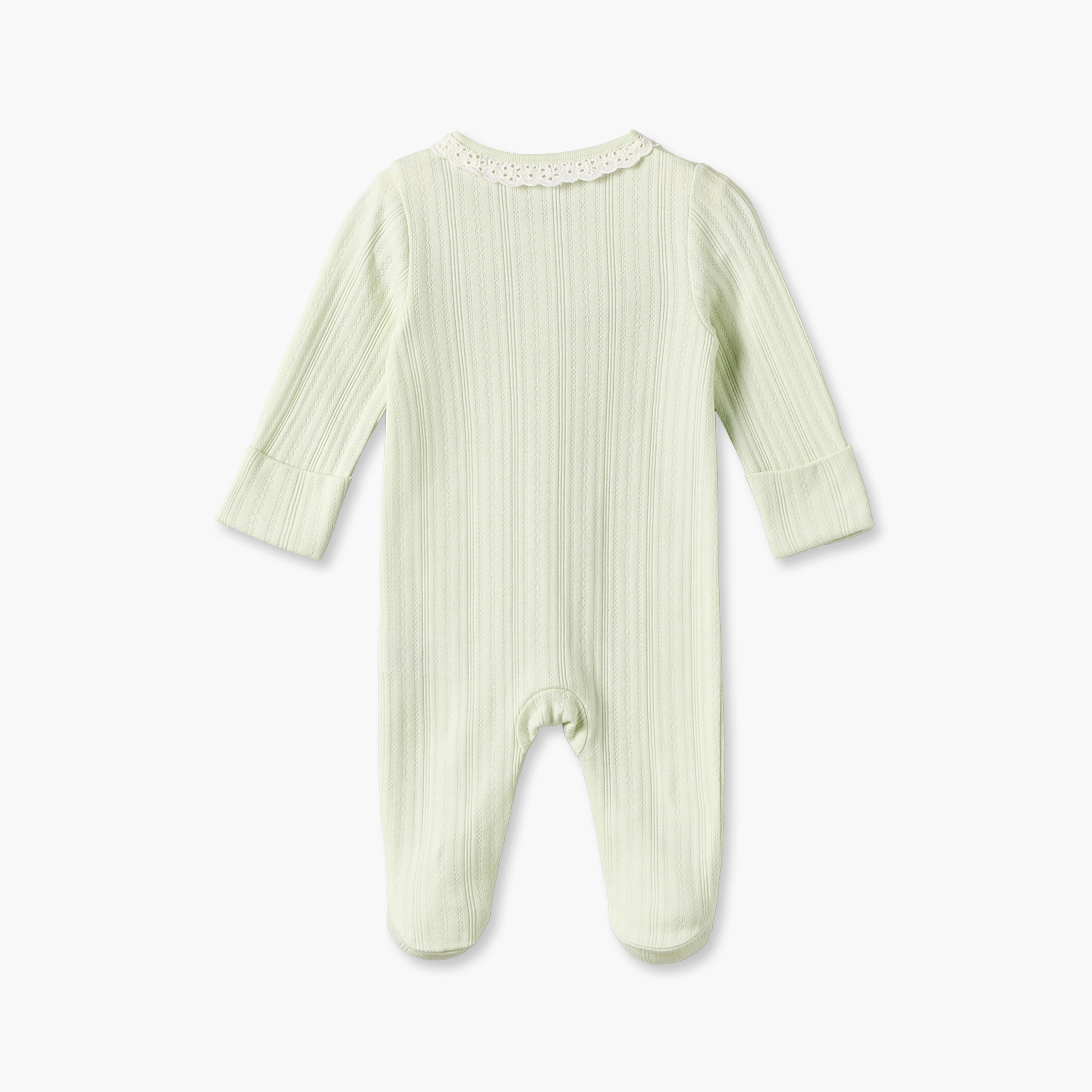 Pack of 3 Juniors Cotton Crew Neck Long Sleeves Sleepsuit with Floral Print-baby-girls-clothing-nightwear-sleepsuits-image-4