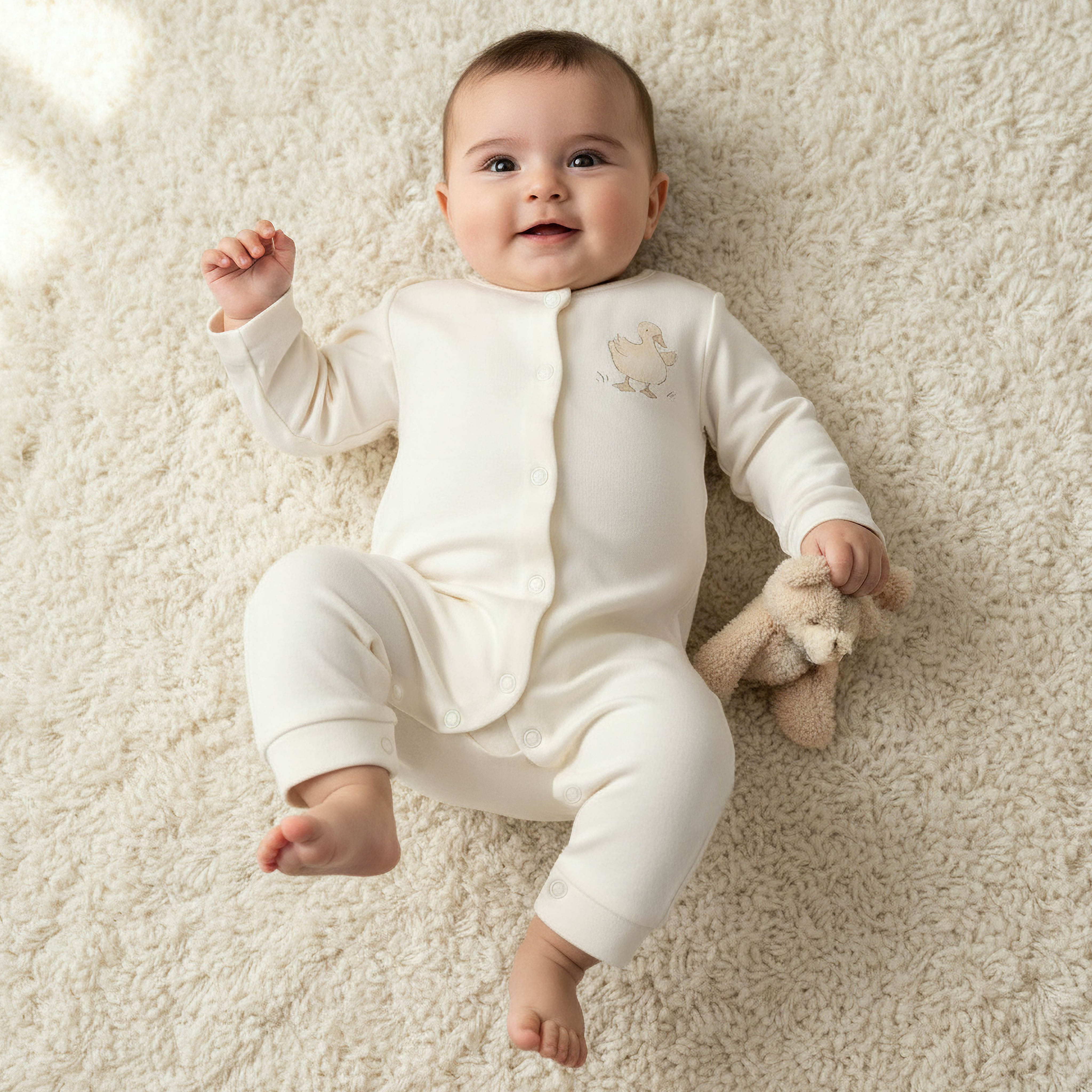 Pack of 5 Juniors Cotton Round Neck Long Sleeves Sleepsuit with Fun Prints-baby-girls-clothing-nightwear-sleepsuits-image-2