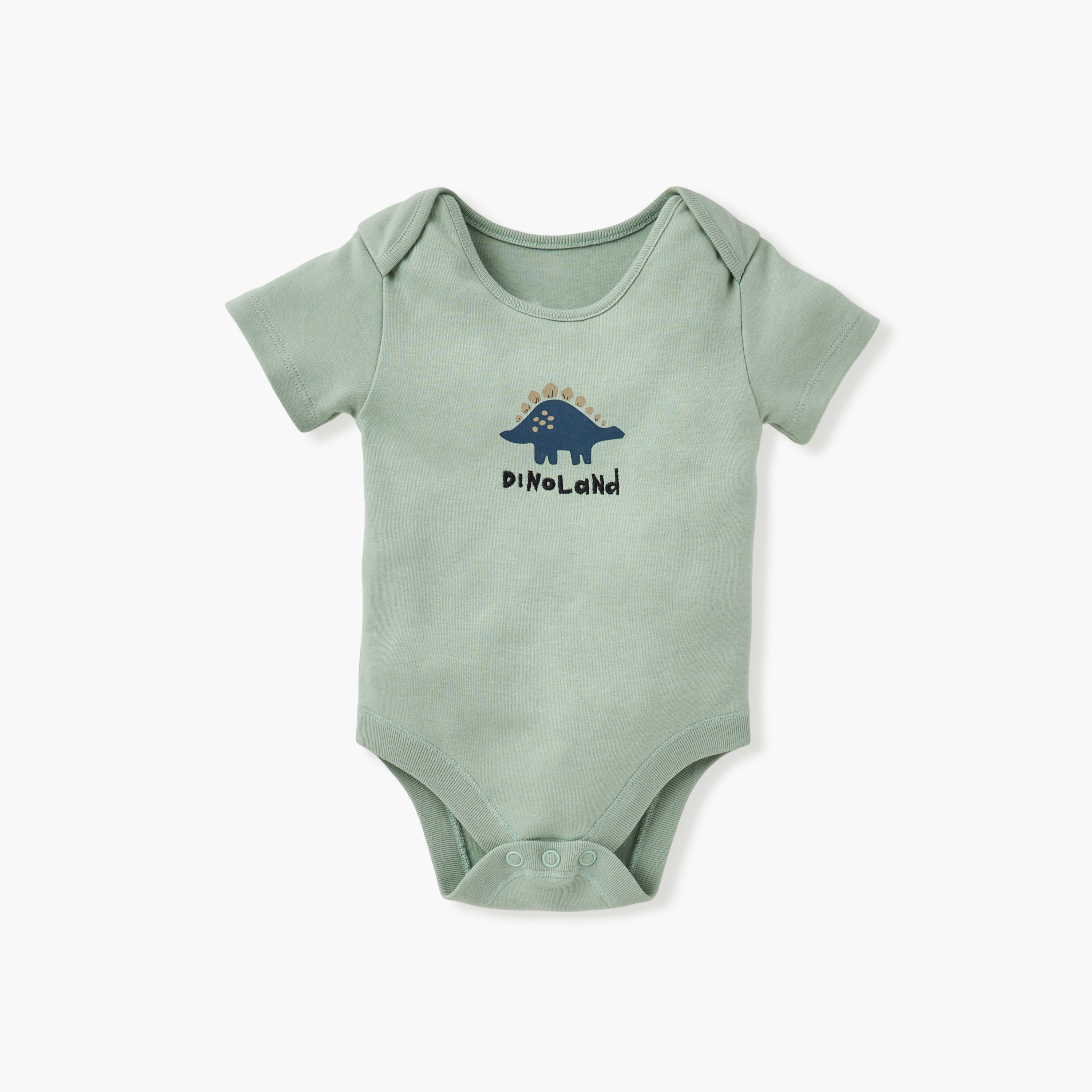 بودي سوت بطبعات وبياقة ظرف وأكمام قصيرة من جونيورز - طقم من 3 قطع-baby-boys-clothing-multipacks-image-3