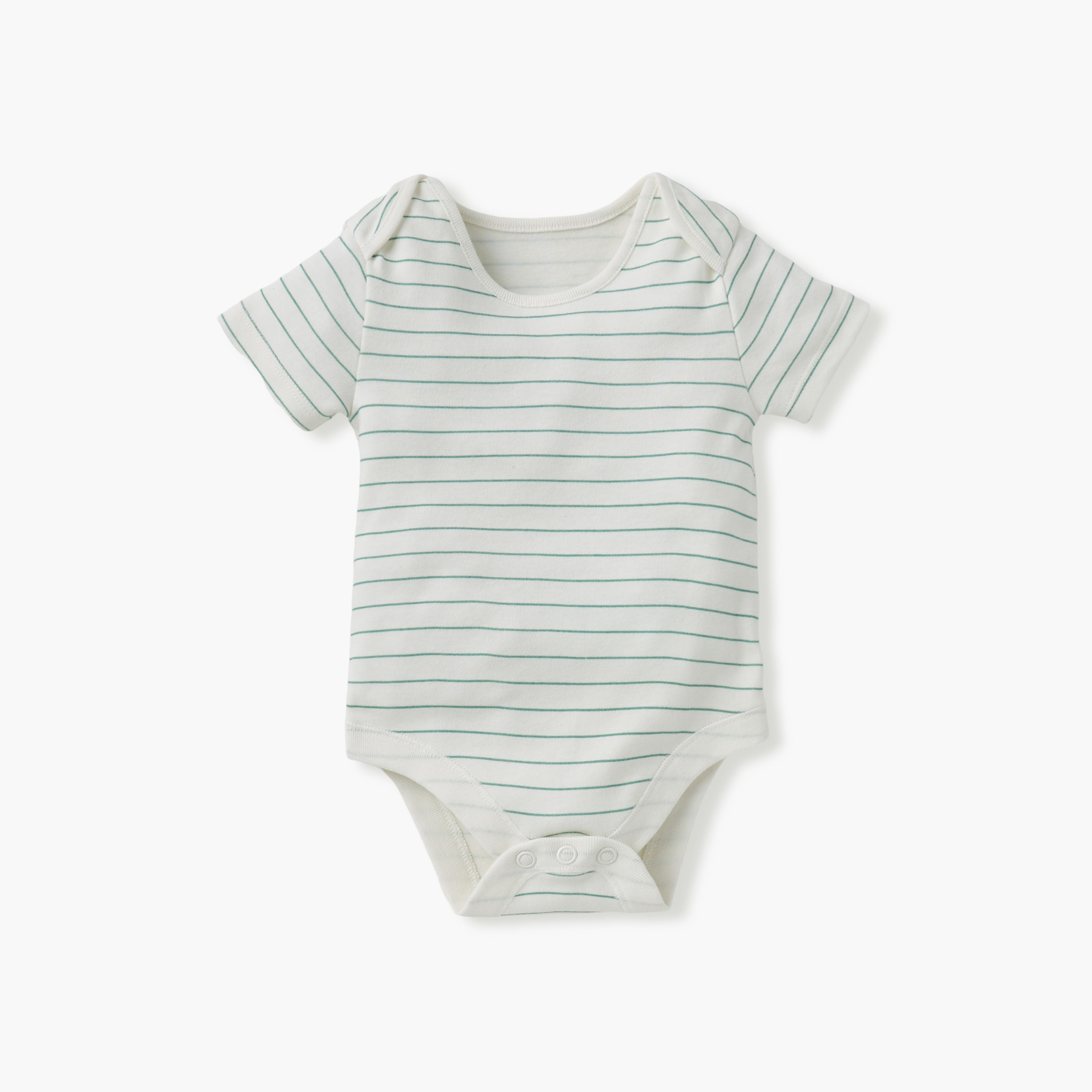 بودي سوت بطبعات وبياقة ظرف وأكمام قصيرة من جونيورز - طقم من 3 قطع-baby-boys-clothing-multipacks-image-4