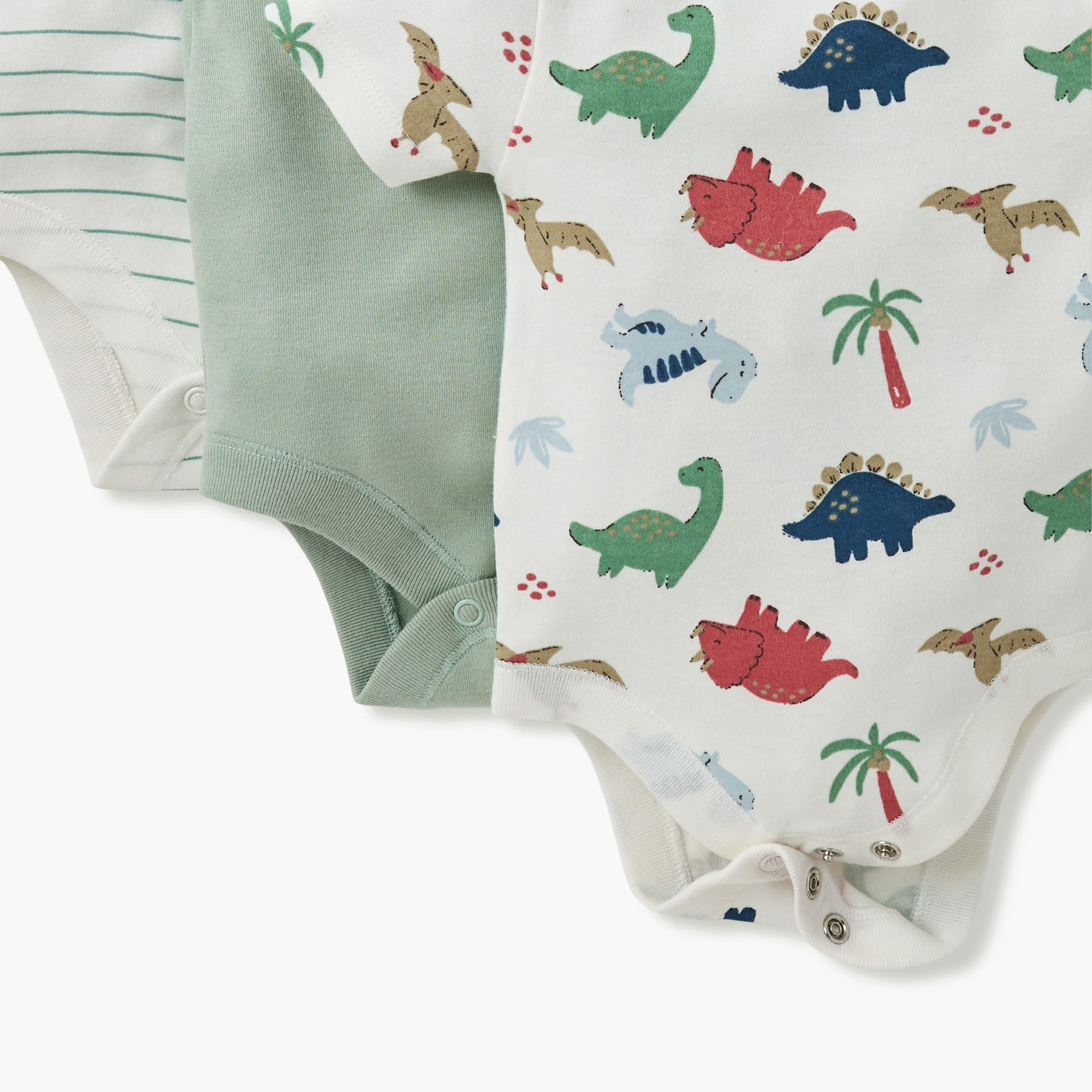 بودي سوت بطبعات وبياقة ظرف وأكمام قصيرة من جونيورز - طقم من 3 قطع-baby-boys-clothing-multipacks-image-6