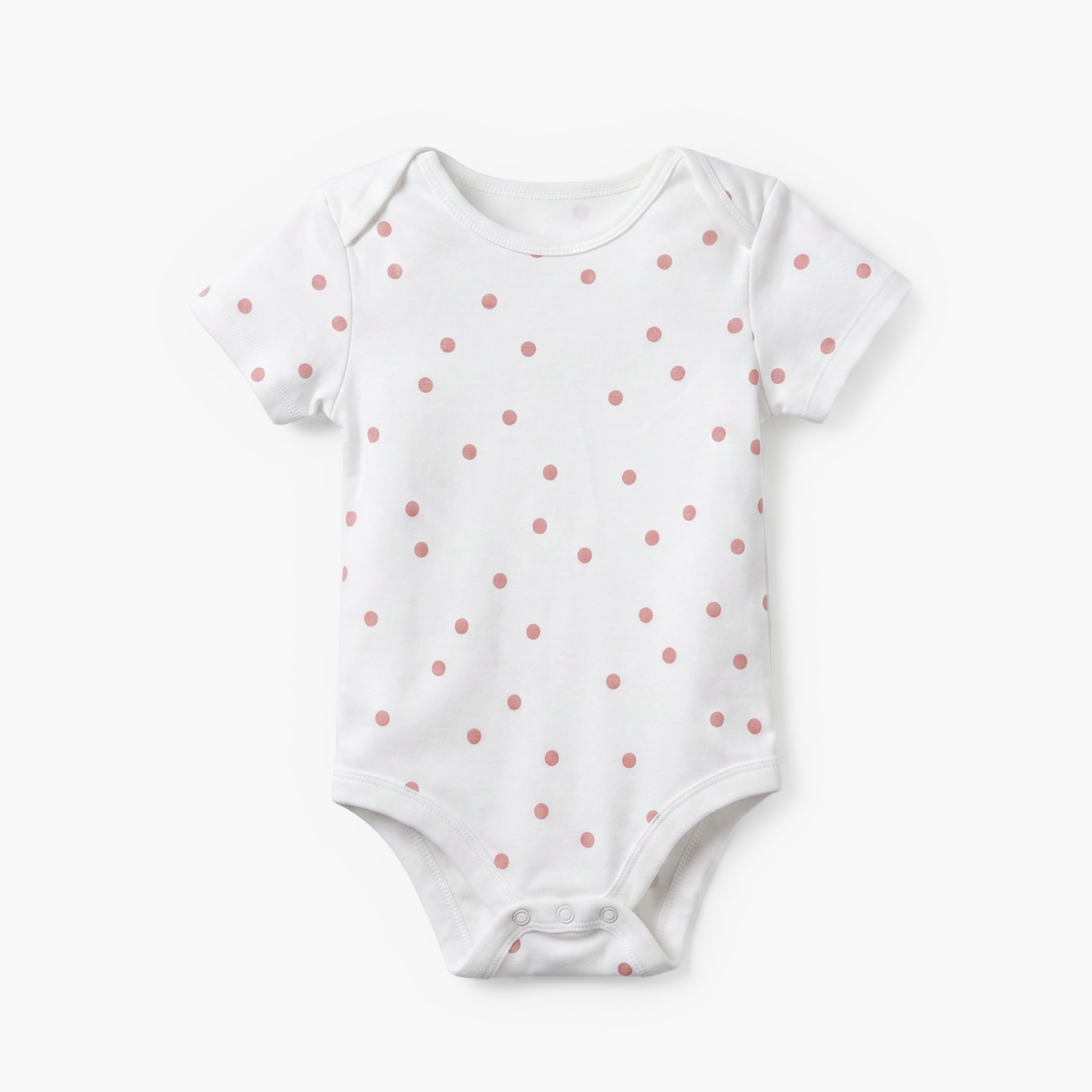 طقم بودي سوت قطن برقبة ضيقة وأكمام قصيرة وطبعات 5 قطع من جونيورز-baby-girls-clothing-bodysuits-image-7