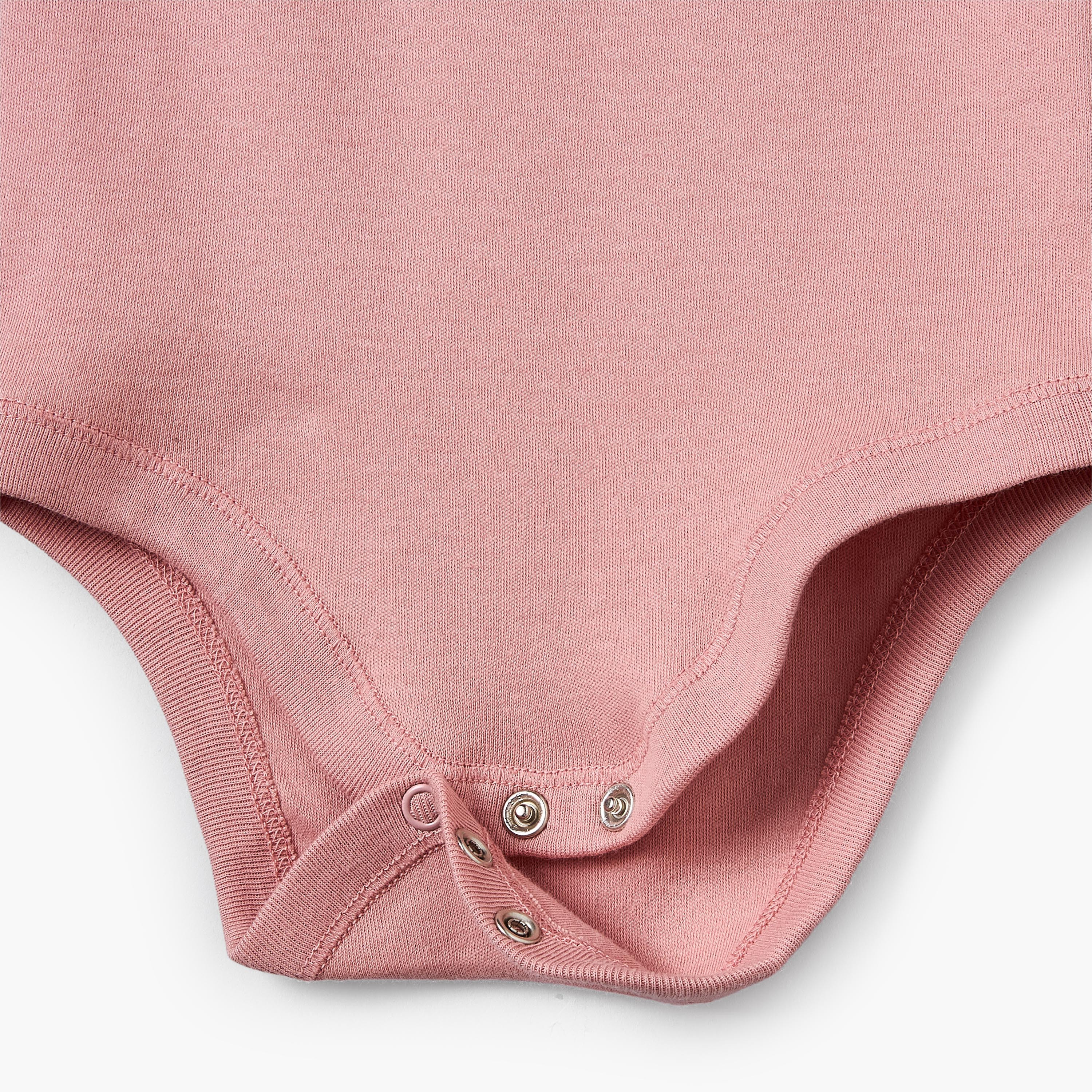 طقم بودي سوت قطن برقبة ضيقة وأكمام قصيرة وطبعات 5 قطع من جونيورز-baby-girls-clothing-bodysuits-image-9
