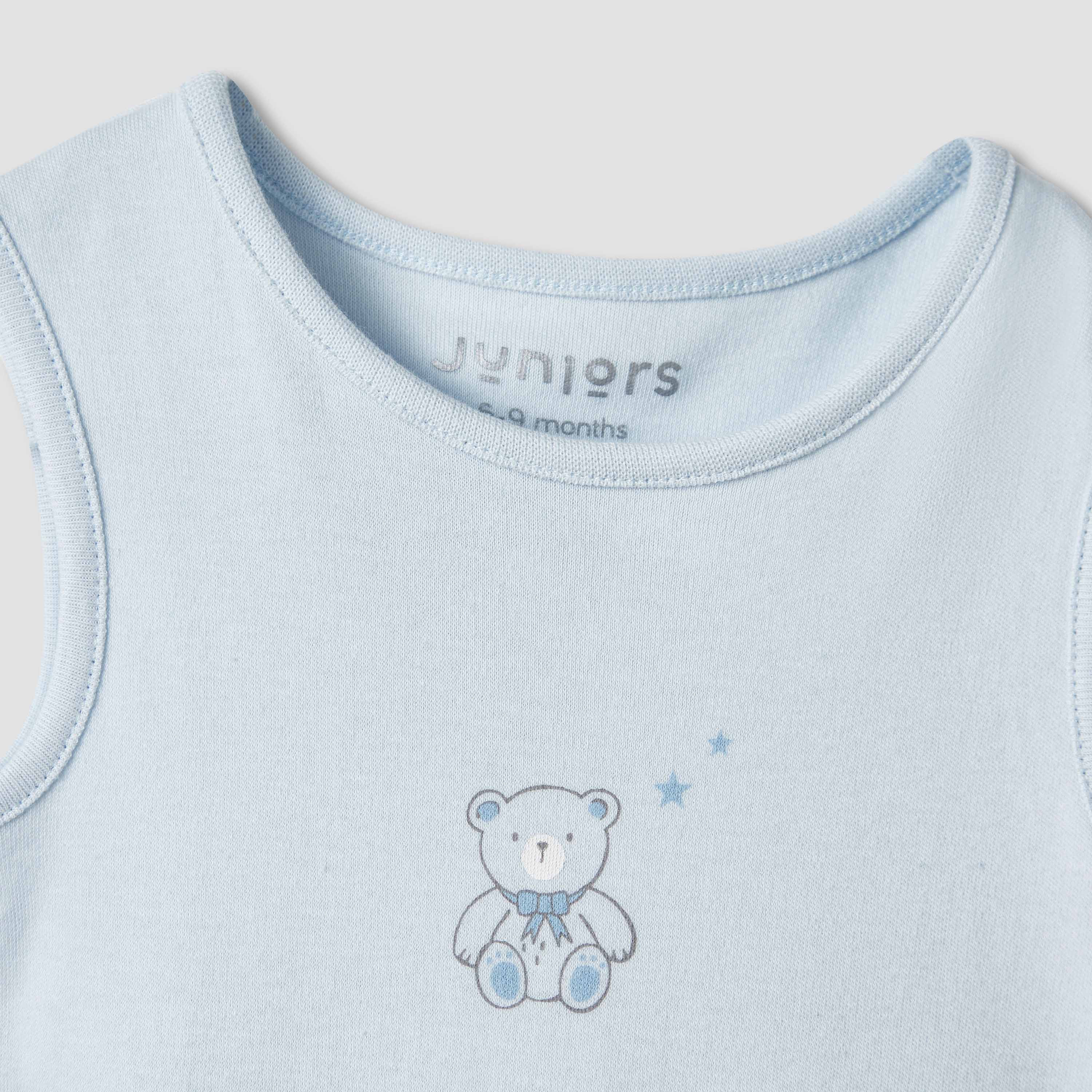 Juniors Assorted Sleeveless Bodysuits - Set of 7-baby-boys-clothing-bodysuits-image-9