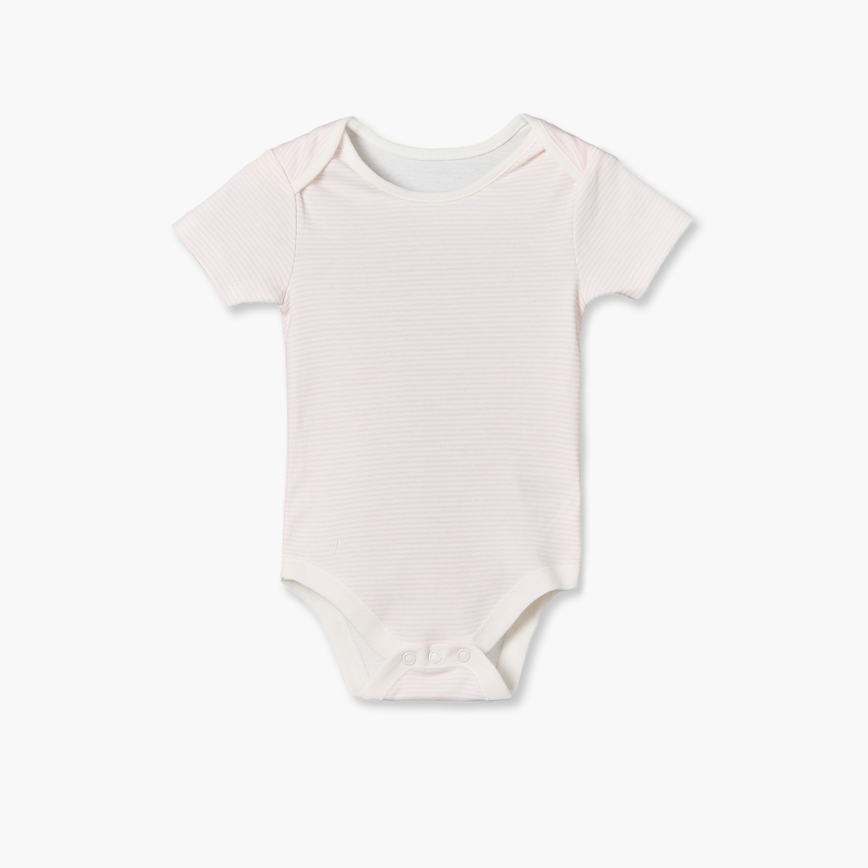 طقم من 5 بودي سوت قطن بياقة ضيقة وأكمام قصيرة وطبعات من جونيورز-baby-girls-clothing-bodysuits-image-3