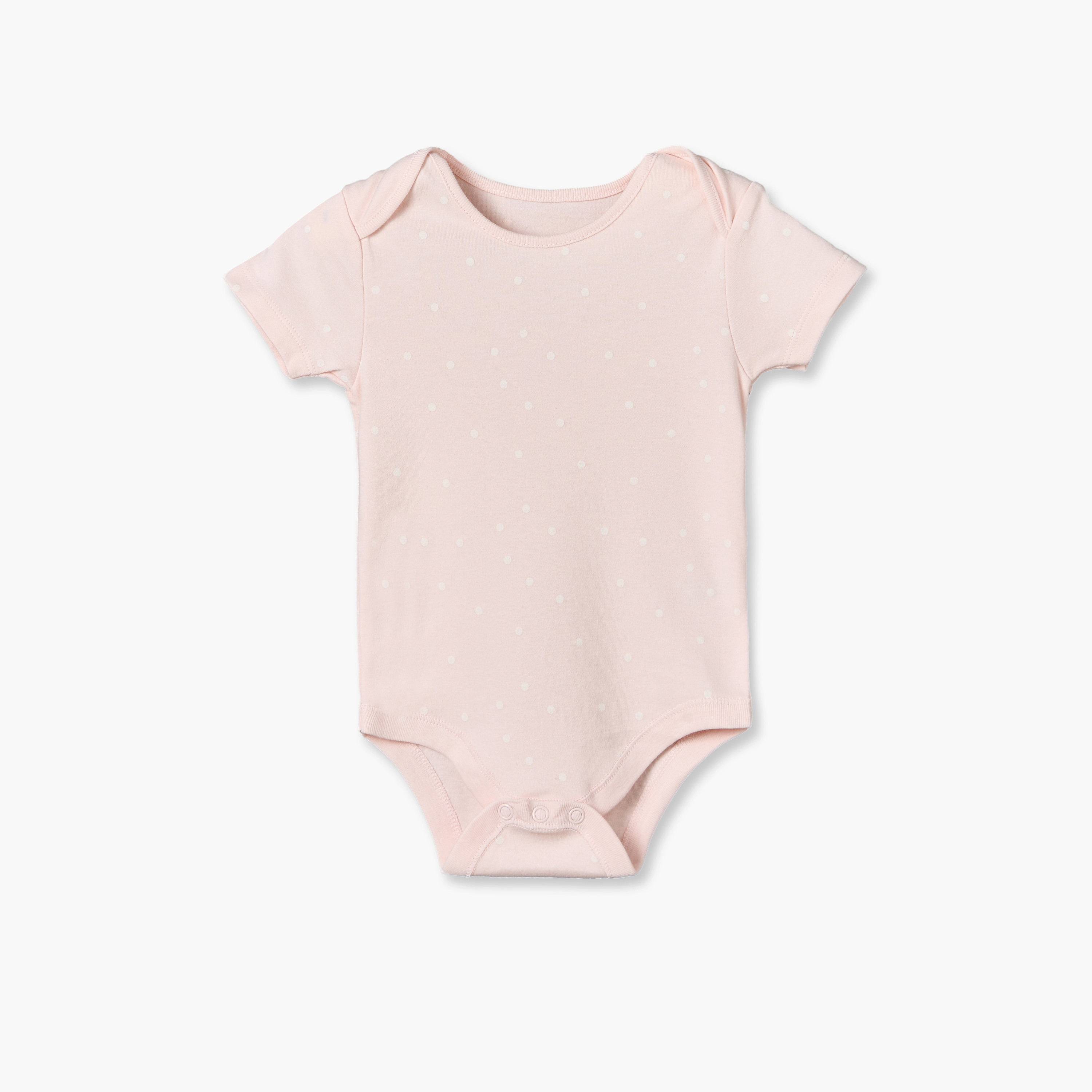 طقم من 5 بودي سوت قطن بياقة ضيقة وأكمام قصيرة وطبعات من جونيورز-baby-girls-clothing-bodysuits-image-4