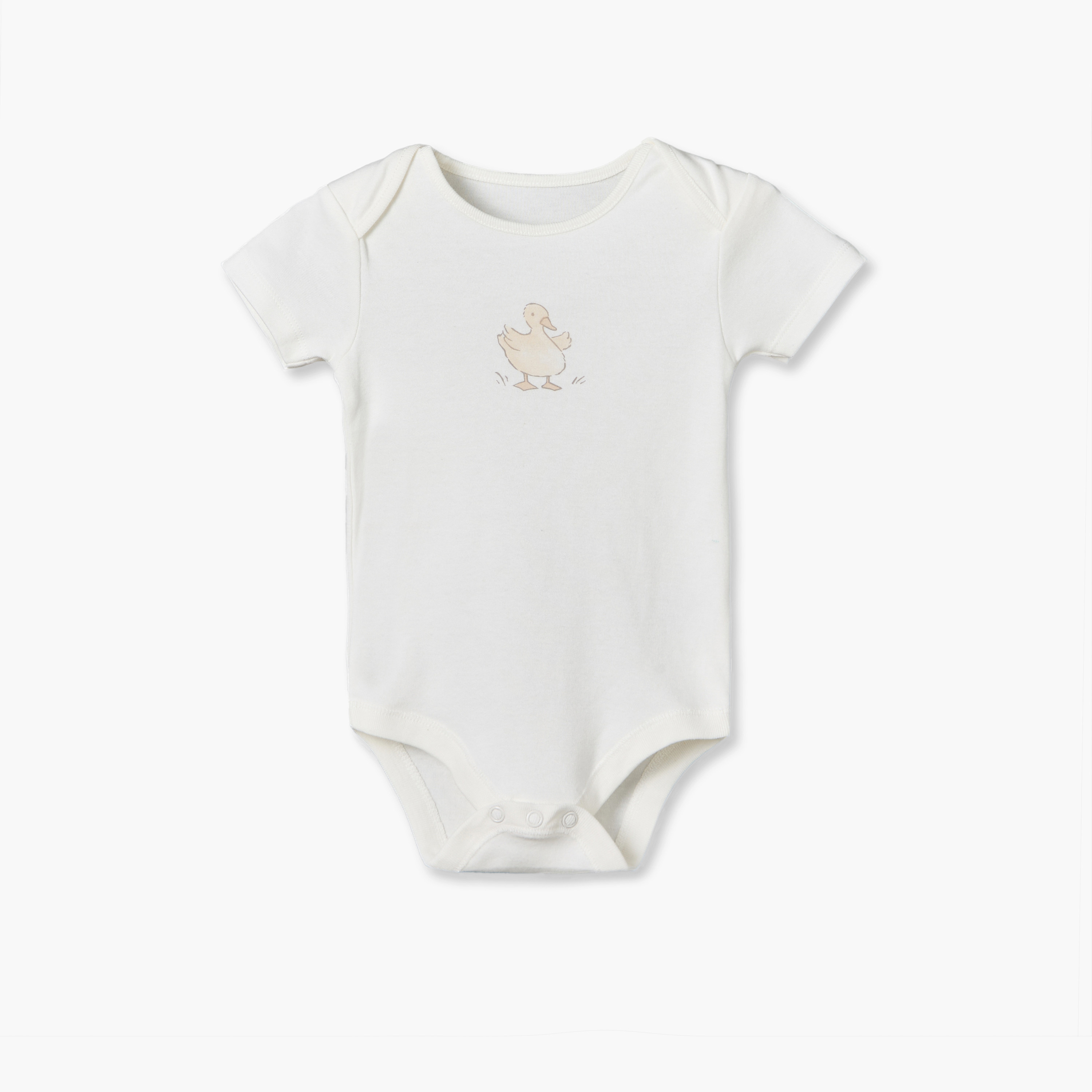 طقم من 5 بودي سوت قطن بياقة ضيقة وأكمام قصيرة وطبعات من جونيورز-baby-girls-clothing-bodysuits-image-5