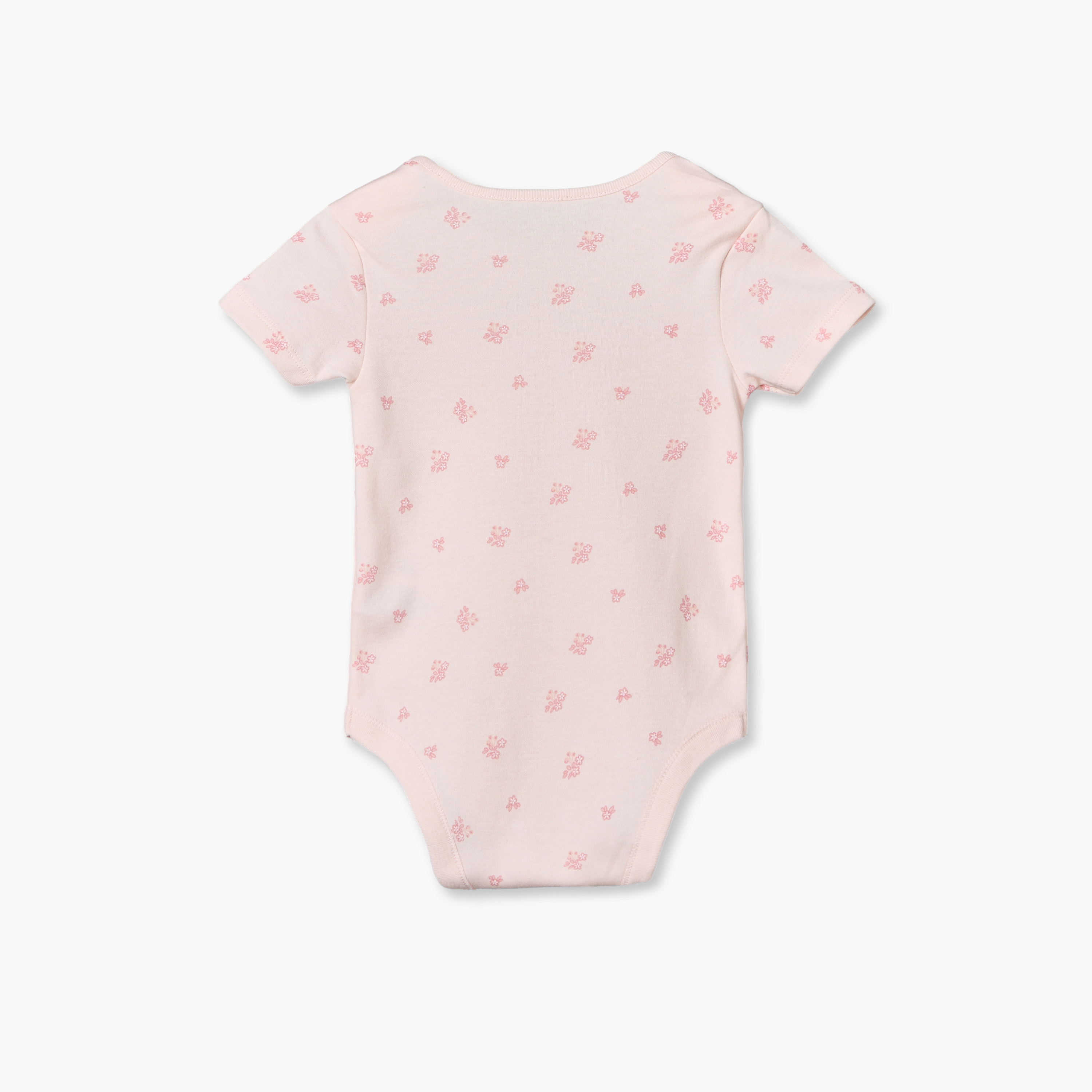 طقم من 5 بودي سوت قطن بياقة ضيقة وأكمام قصيرة وطبعات من جونيورز-baby-girls-clothing-bodysuits-image-8