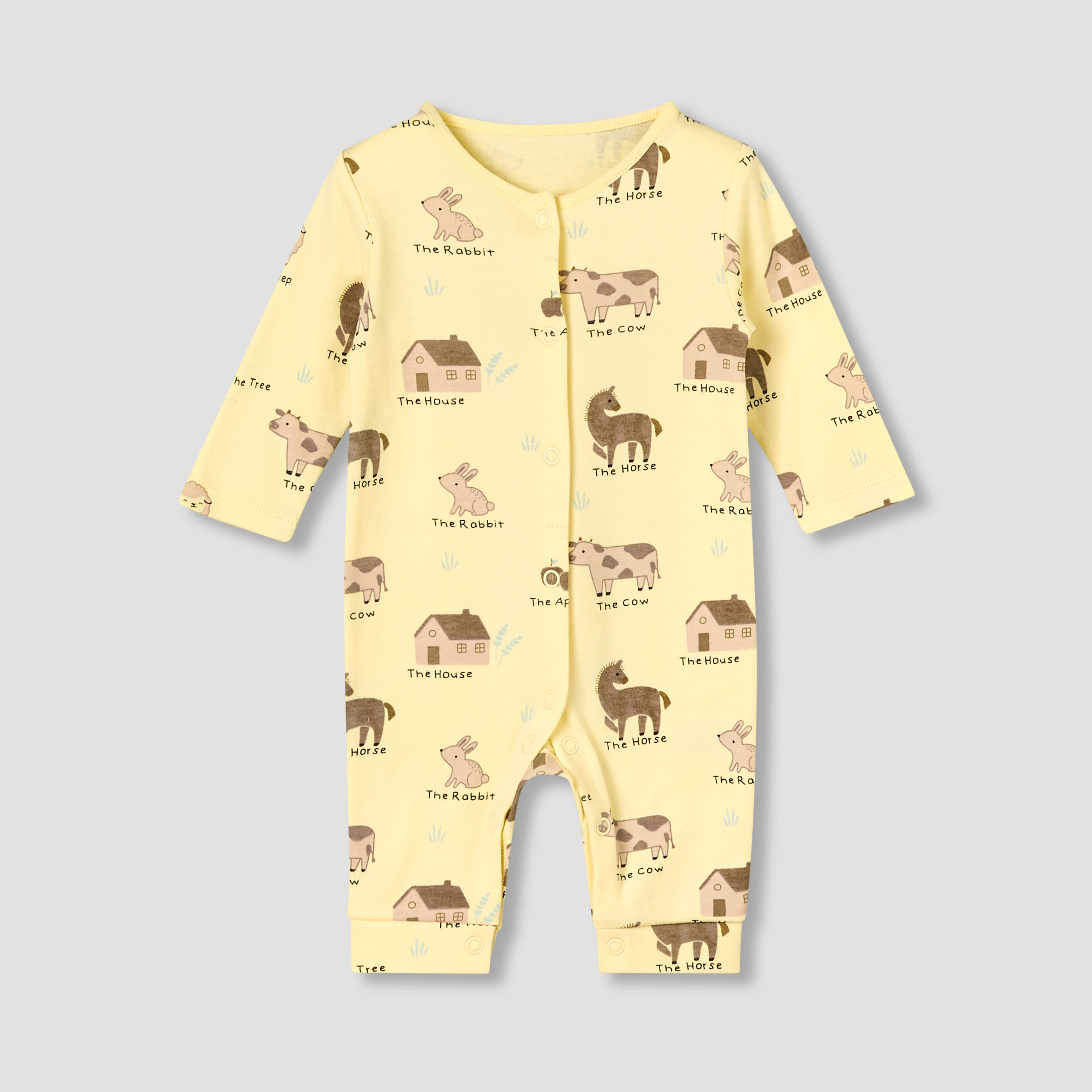Pack of 5 Juniors Round Neck Long Sleeves Sleepsuit with Print-baby-boys-clothing-nightwear-sleepsuits-image-3