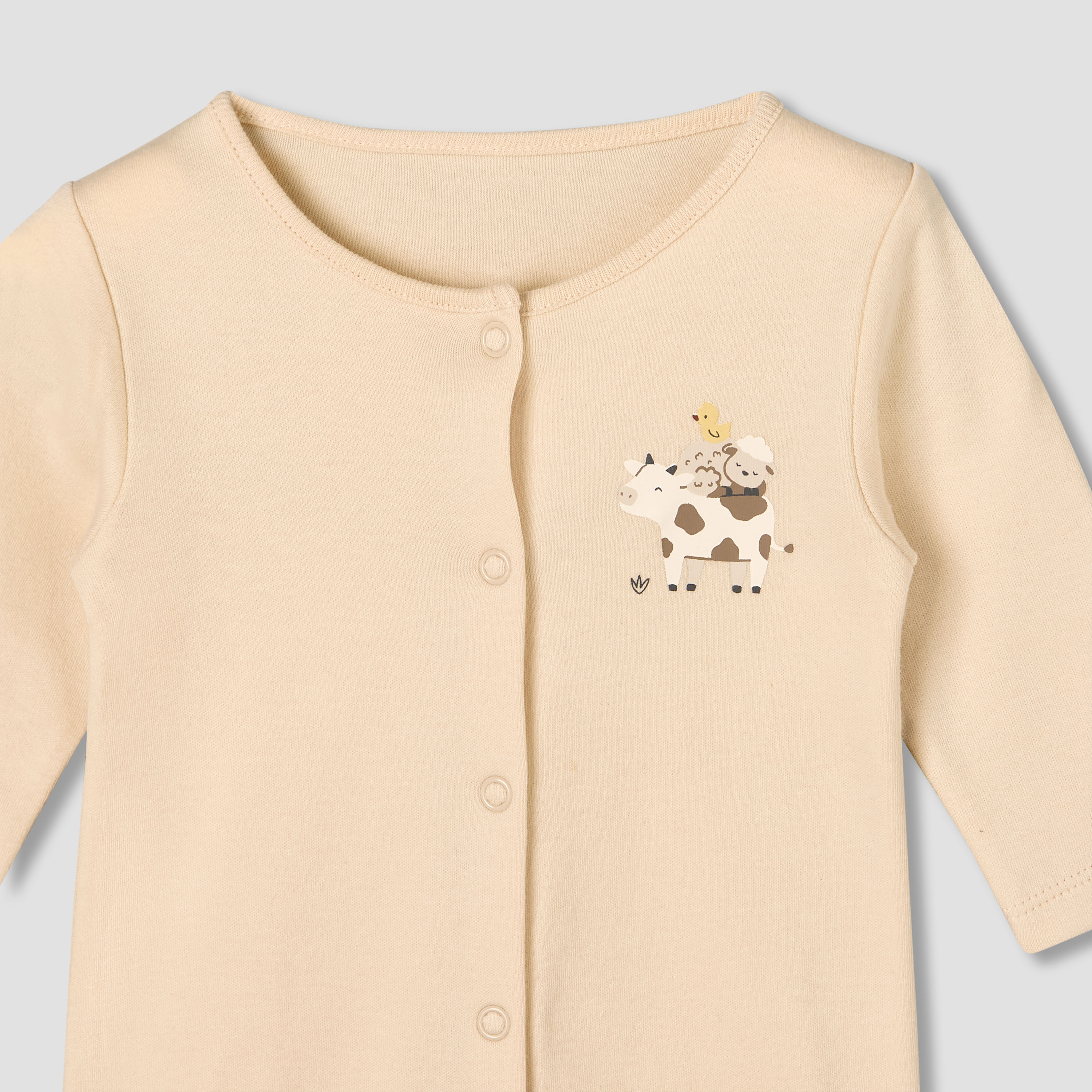 Pack of 5 Juniors Round Neck Long Sleeves Sleepsuit with Print-baby-boys-clothing-nightwear-sleepsuits-image-7