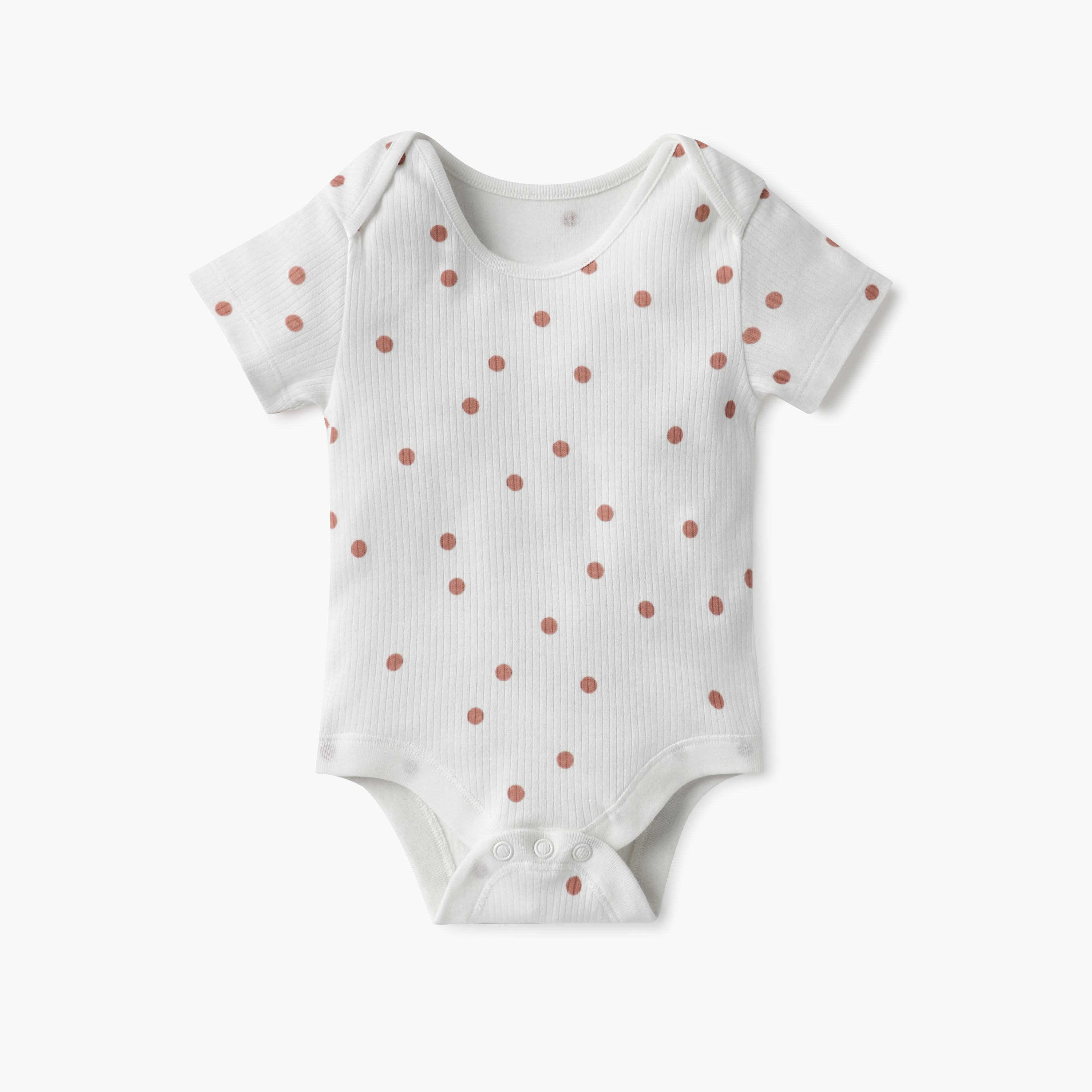 Juniors Printed Bodysuit with Short Sleeves and Button Closure - Set of 3-baby-girls-clothing-multipacks-image-3