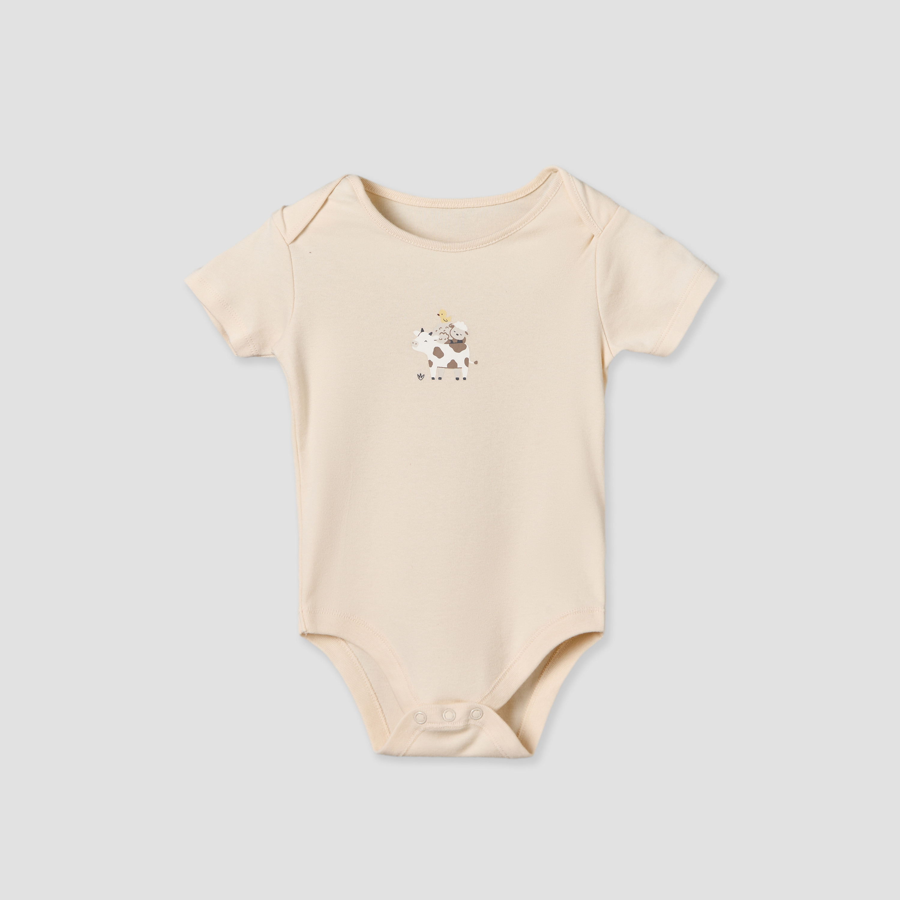 Pack of 5 Juniors Crew Neck Short Sleeves Bodysuit with Assorted Print-baby-boys-clothing-bodysuits-image-5
