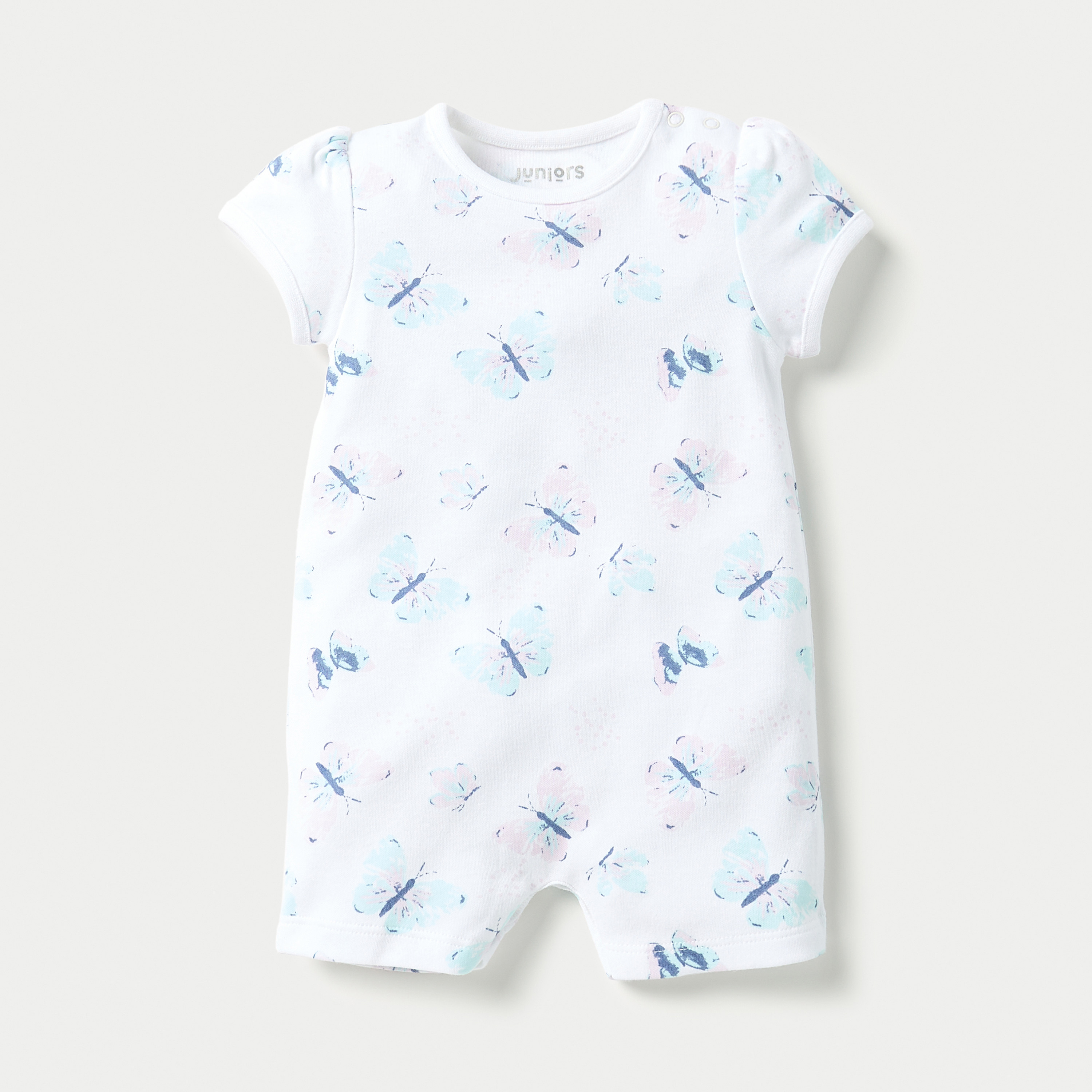 طقم أفرولات بأكمام كاب وطبعات قطعتين من جونيورز-baby-girls-clothing-rompers-image-2