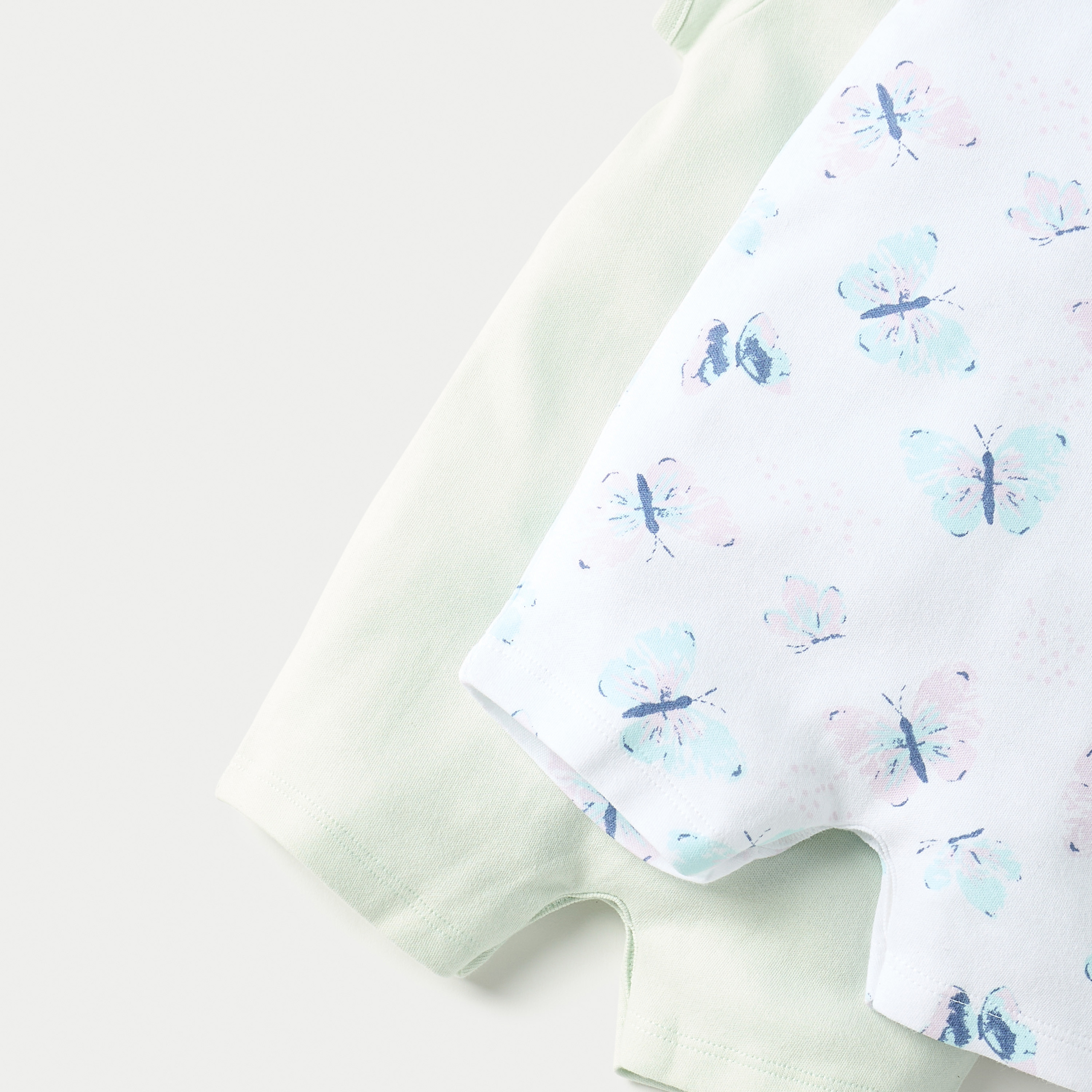 طقم أفرولات بأكمام كاب وطبعات قطعتين من جونيورز-baby-girls-clothing-rompers-image-5