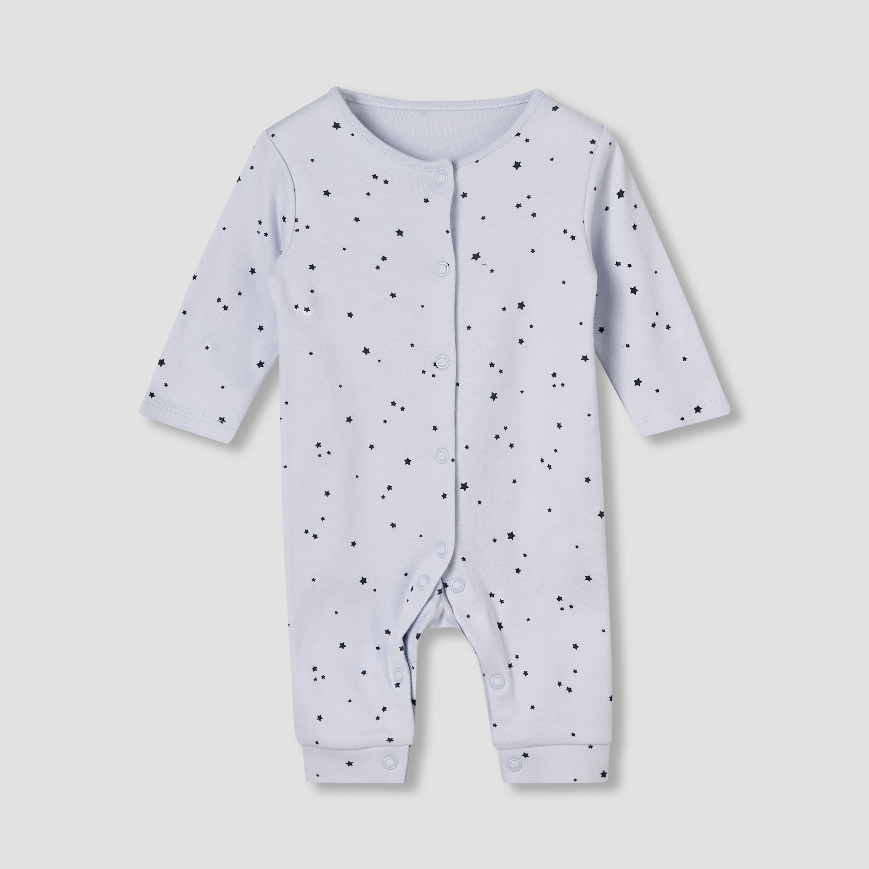 Pack of 5 Juniors Cotton Round Neck Long Sleeves Sleepsuit with Print-baby-boys-clothing-nightwear-sleepsuits-image-6