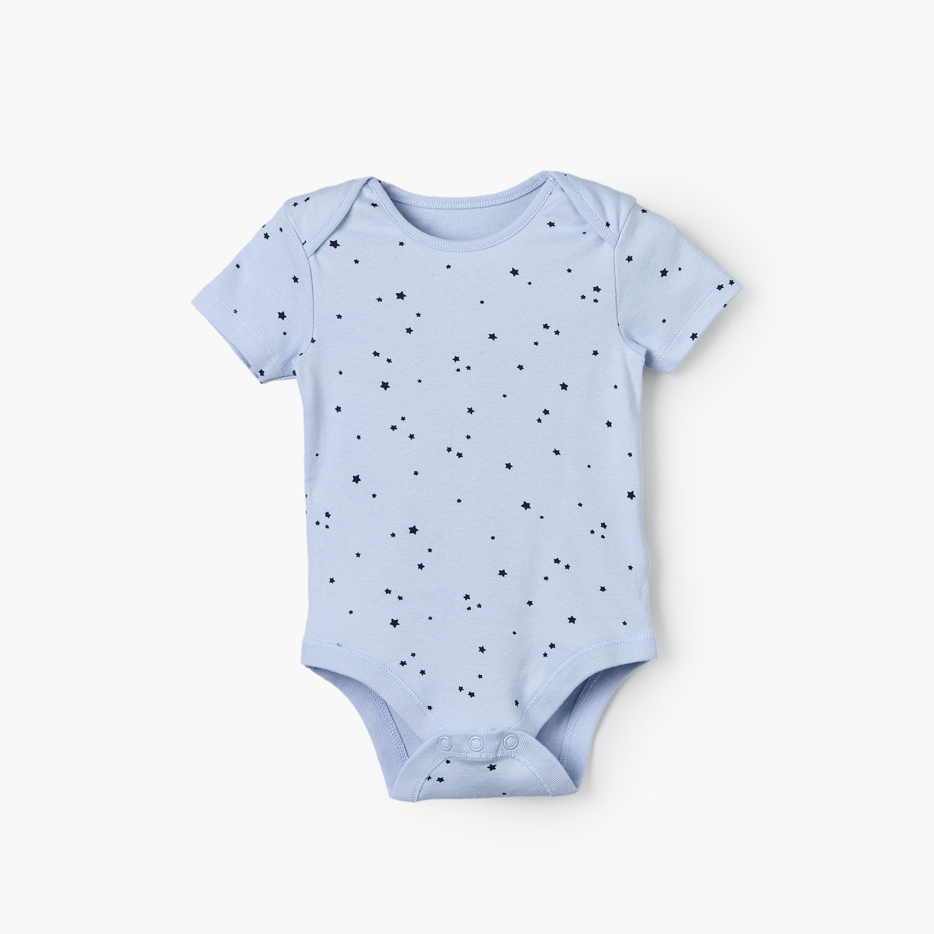 طقم بودي سوت بياقة ضيقة وأكمام قصيرة وطبعات 5 قطع من جونيورز-baby-boys-clothing-bodysuits-image-8