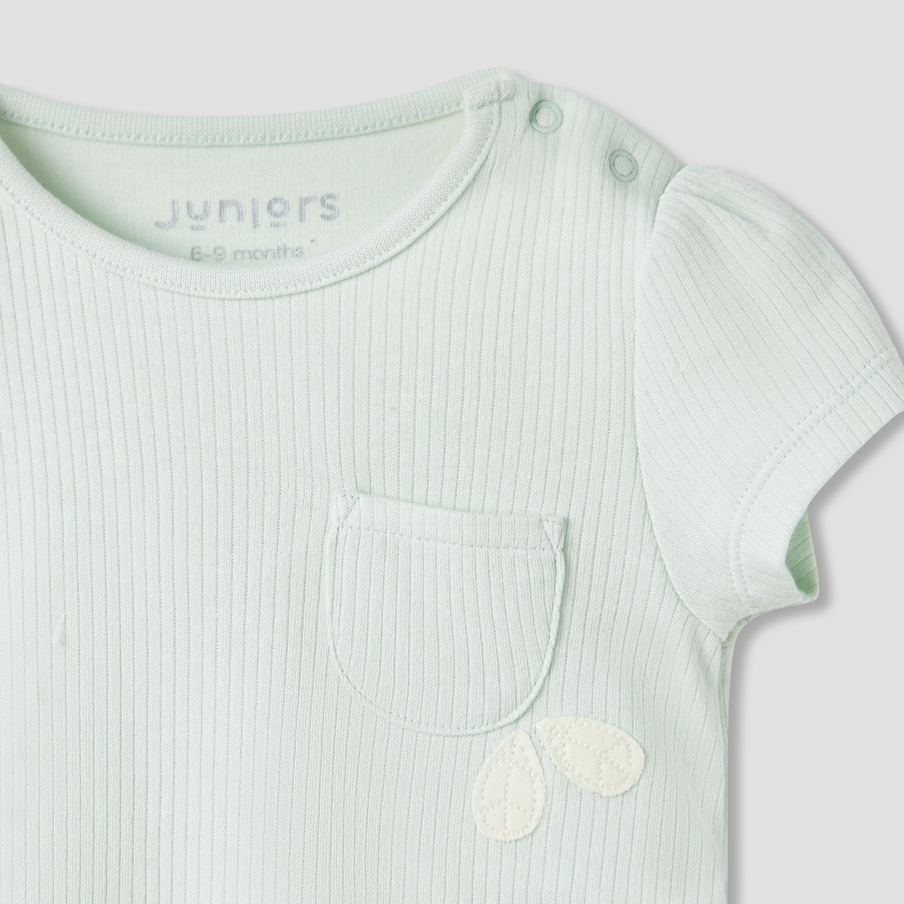 رومبر بأكمام قصيرة من جونيورز - طقم قطعتين متنوعتين-girls-clothing-rompers-image-2