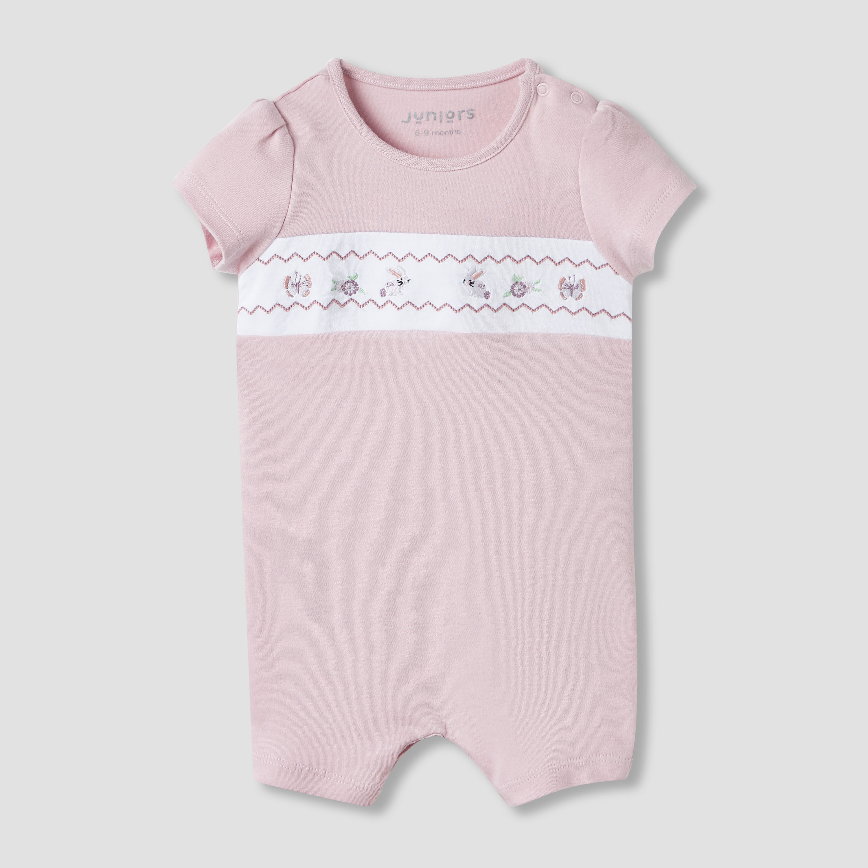 Juniors Animal Print Romper with Short Sleeves - Set of 2-girls-clothing-rompers-image-3