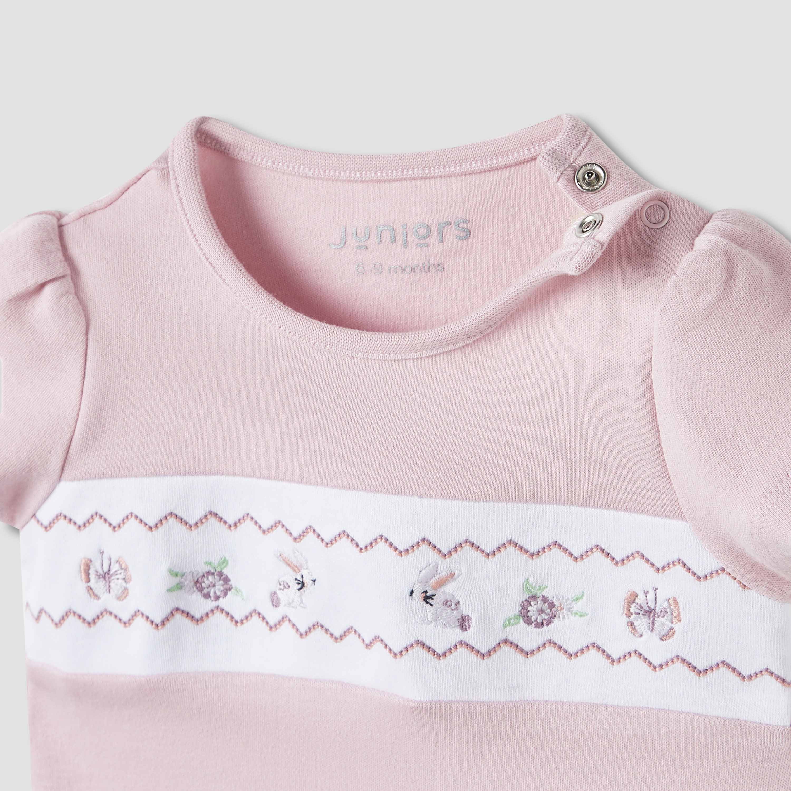 Juniors Animal Print Romper with Short Sleeves - Set of 2-girls-clothing-rompers-image-6