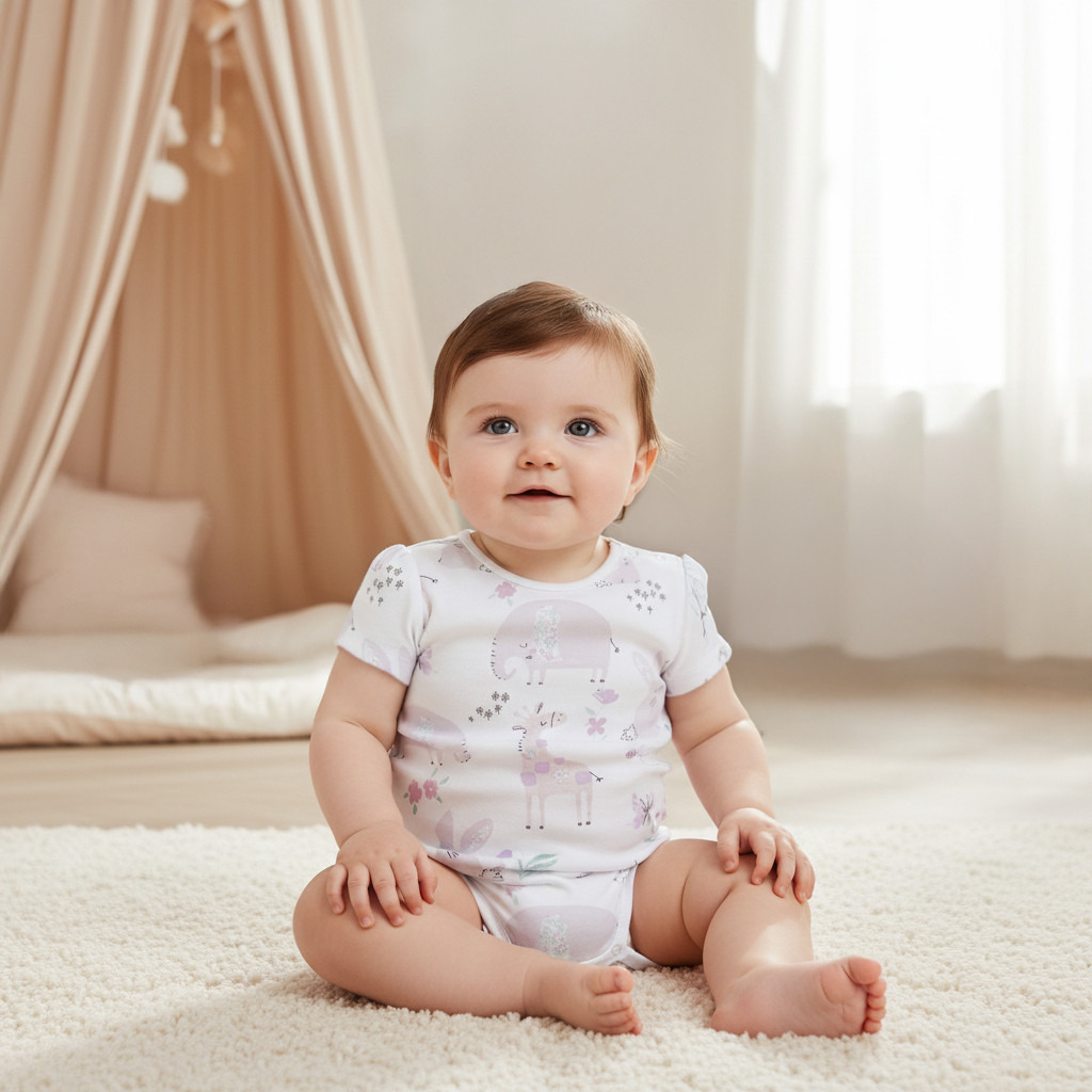 Juniors Animal Print Romper with Short Sleeves - Set of 2-girls-clothing-rompers-image-7