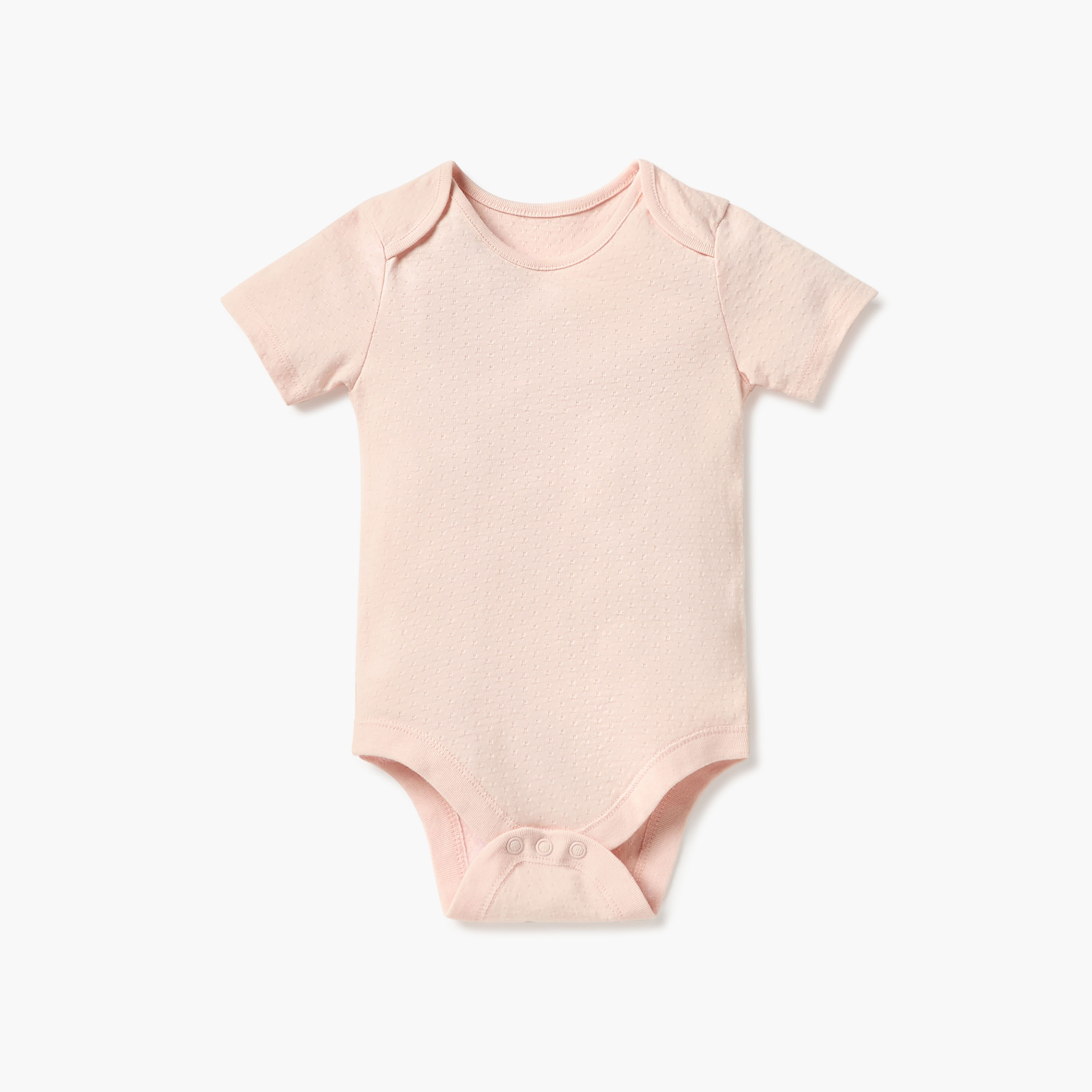 Juniors Assorted Bodysuit with Short Sleeves and Button Closure - Set of 3-baby-girls-clothing-bodysuits-image-3
