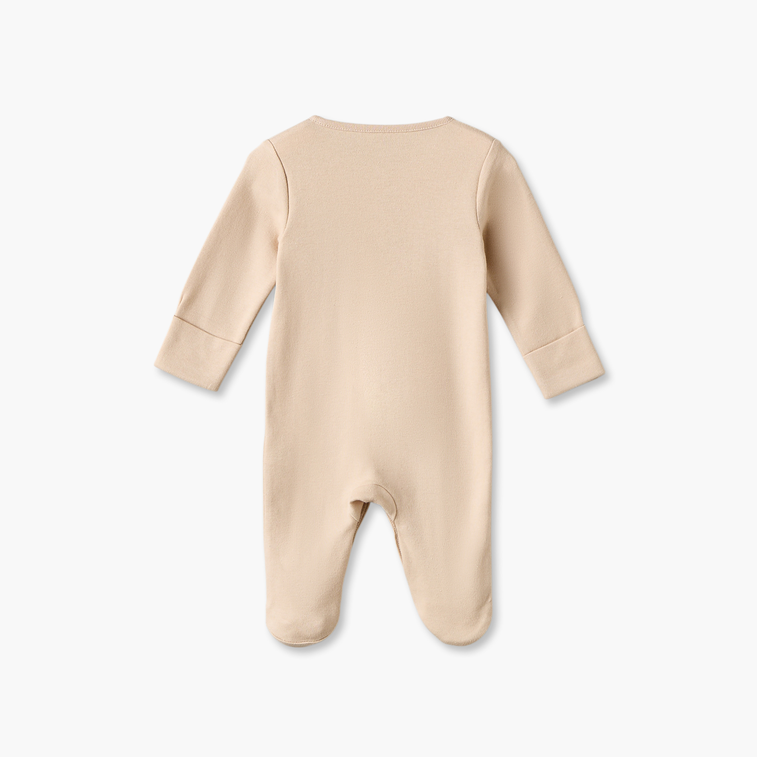 Pack of 3 Juniors Cotton Crew Neck Long Sleeves Sleepsuit with Snap Button Closure-baby-boys-clothing-nightwear-sleepsuits-image-4
