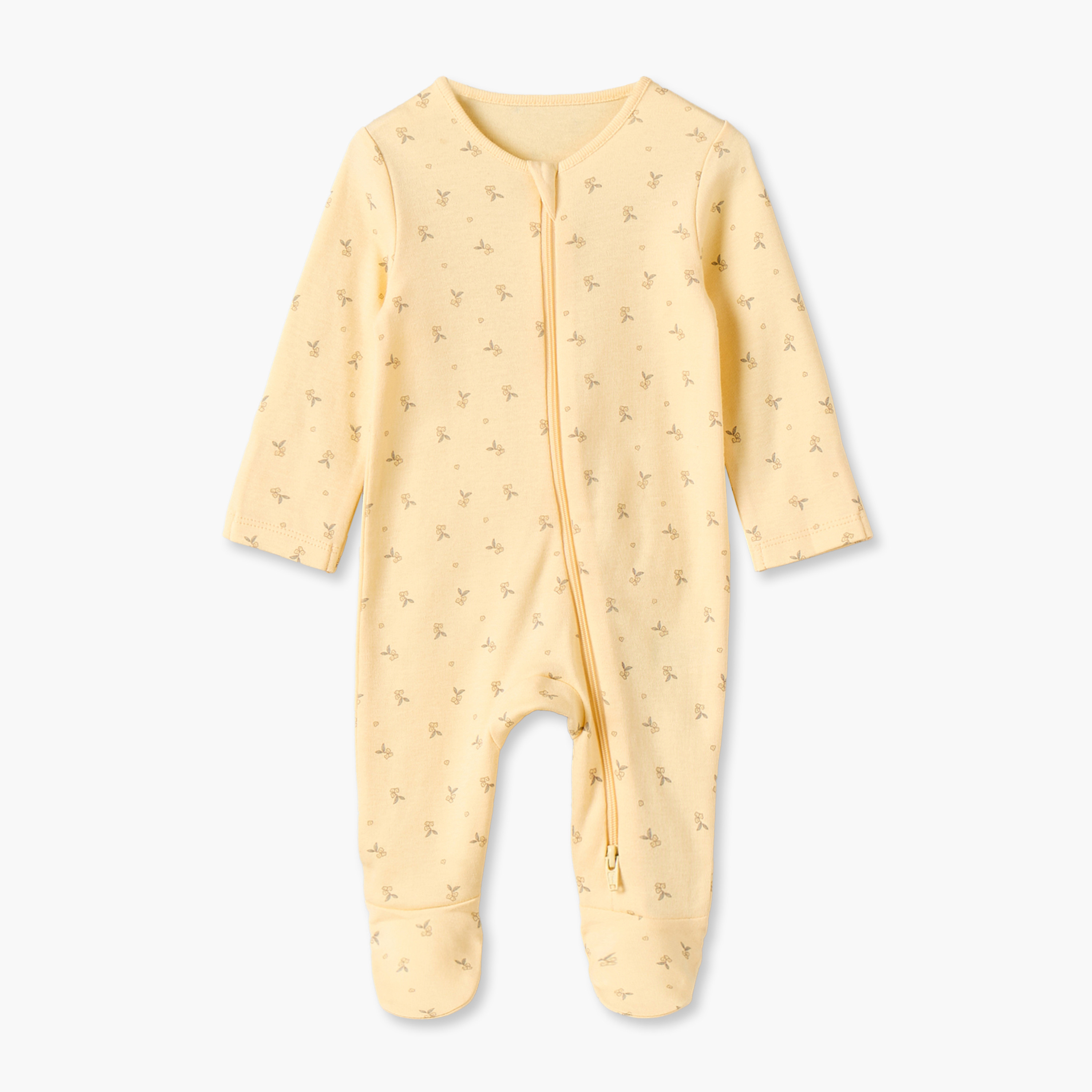 Pack of 3 Juniors Cotton Round Neck Long Sleeves Sleepsuit with Duck Print-baby-girls-clothing-nightwear-sleepsuits-image-5