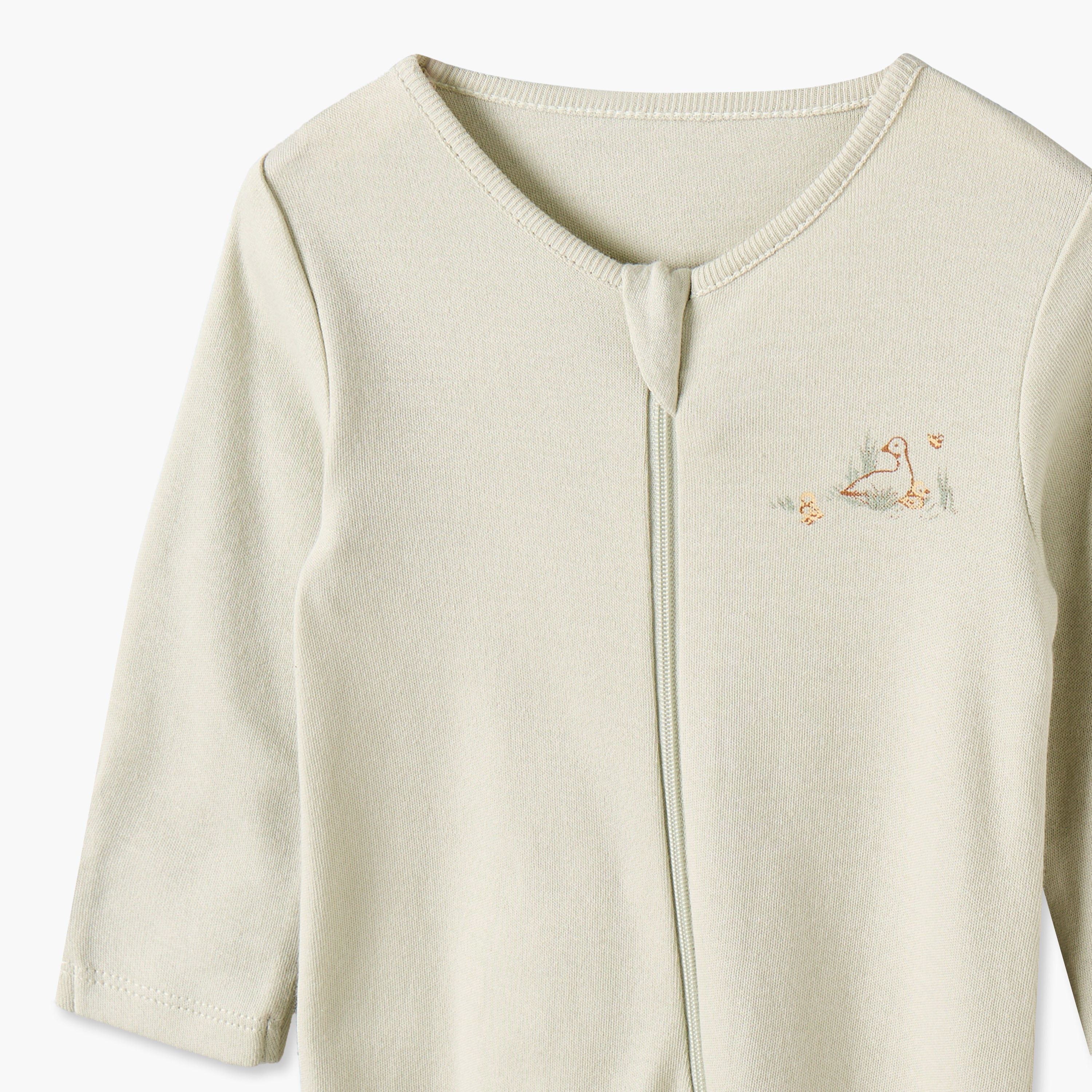 Pack of 3 Juniors Cotton Round Neck Long Sleeves Sleepsuit with Duck Print-baby-girls-clothing-nightwear-sleepsuits-image-6