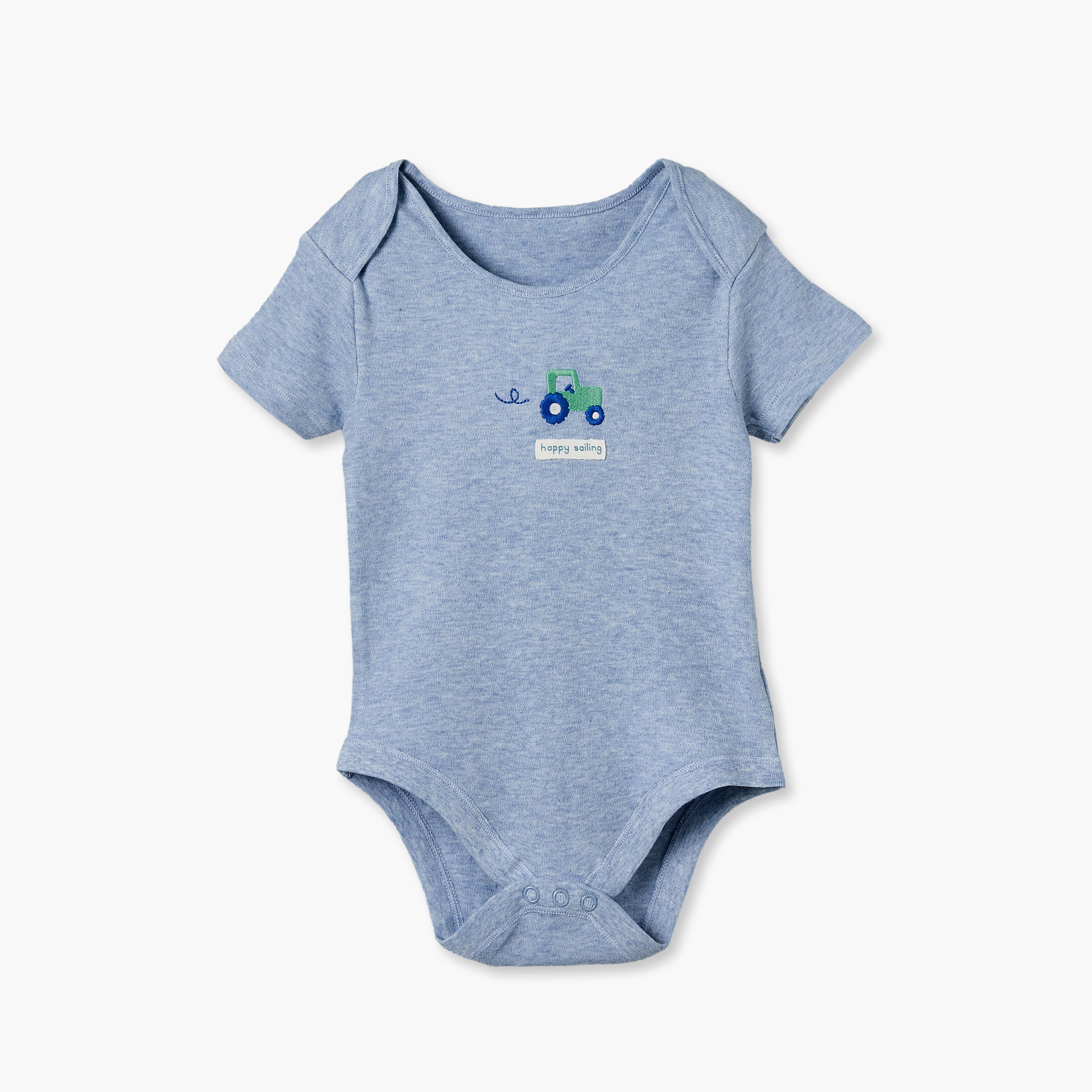 طقم بودي سوت قطن 3 قطع برقبة ضيقة وأكمام قصيرة وطبعات من جونيورز-baby-boys-clothing-bodysuits-image-4