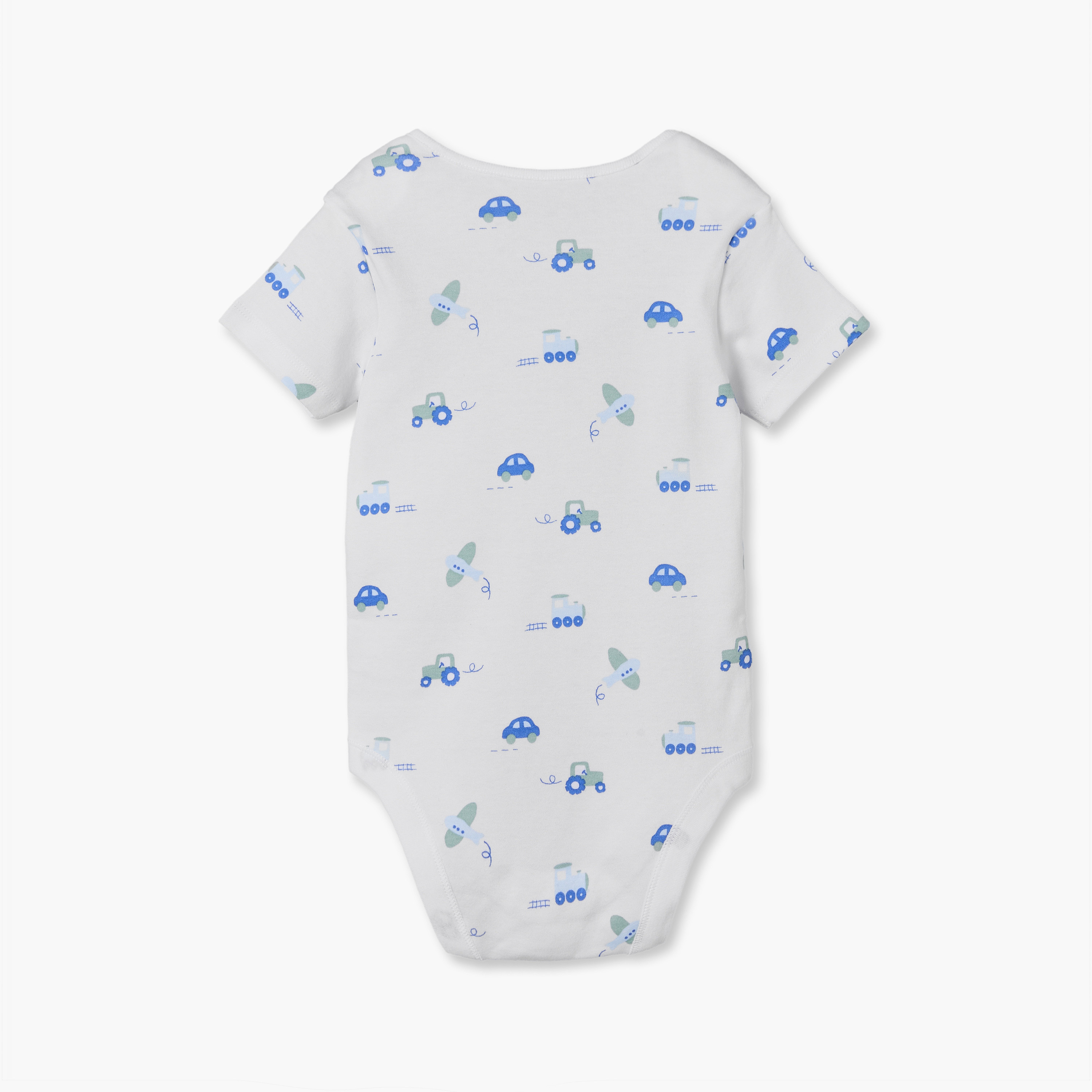 طقم بودي سوت قطن 3 قطع برقبة ضيقة وأكمام قصيرة وطبعات من جونيورز-baby-boys-clothing-bodysuits-image-6