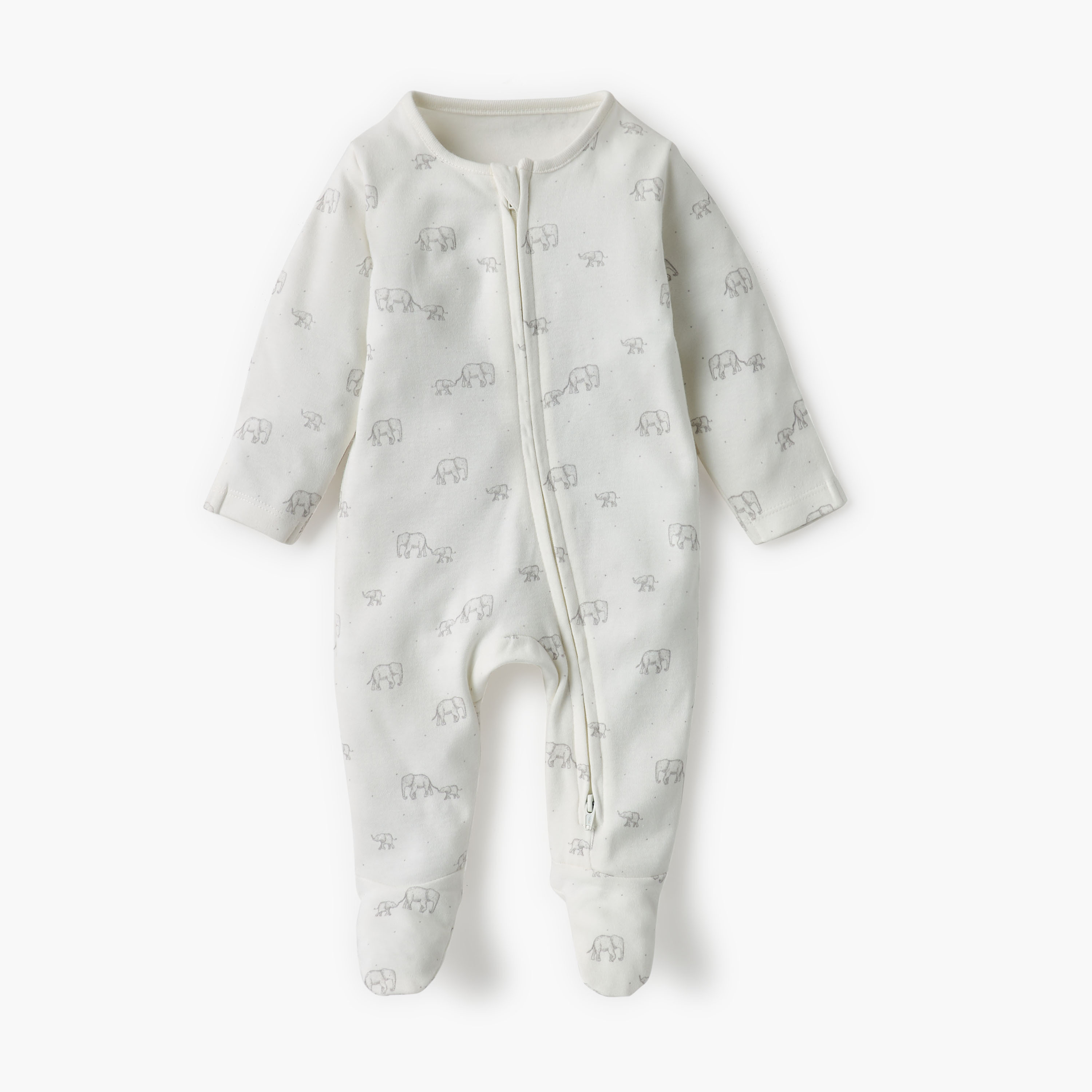 Juniors Assorted Sleepsuit with Long Sleeves and Zip Closure - Set of 3-baby-boys-clothing-nightwear-sleepsuits-image-3