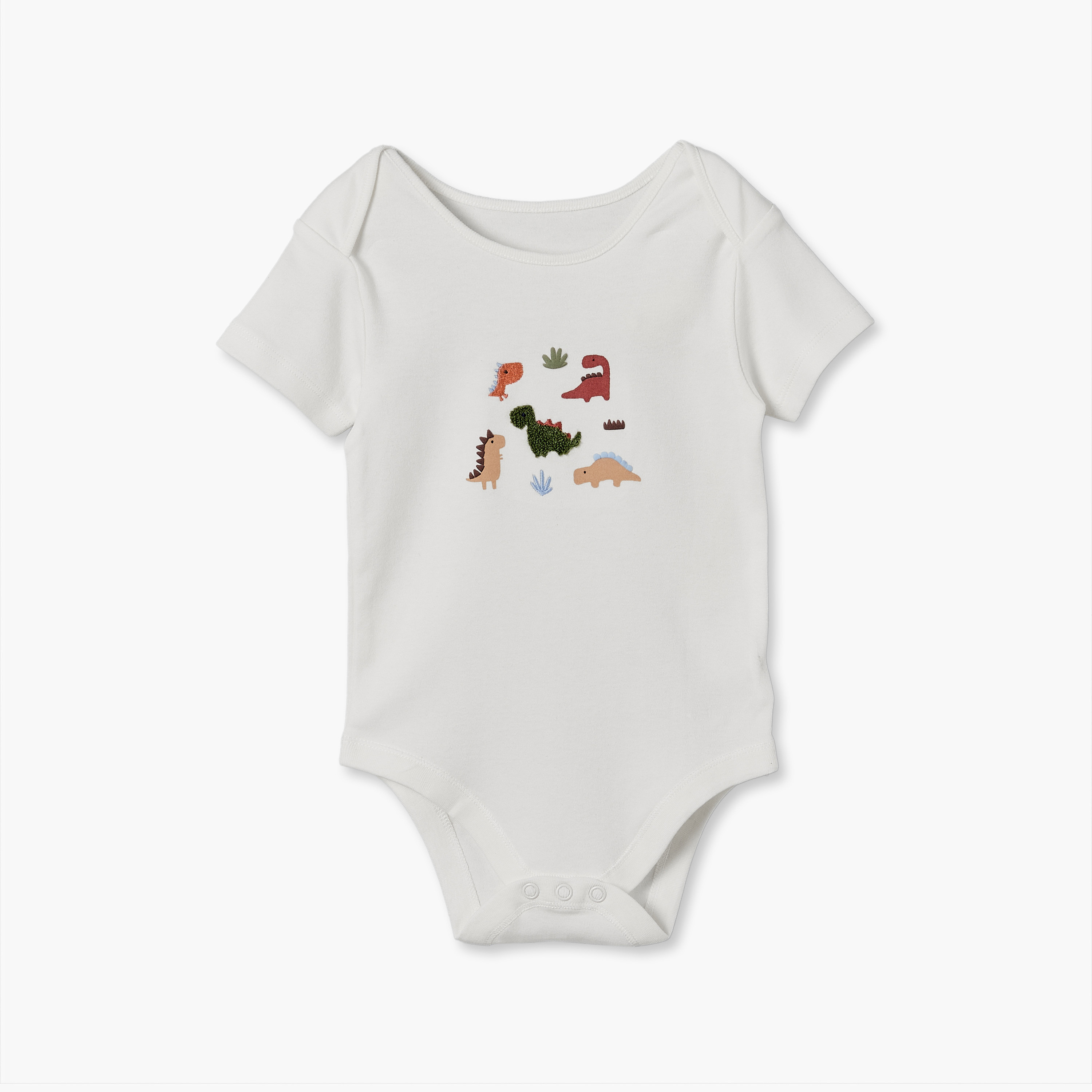 طقم بودي سوت قطن 3 قطع برقبة ضيقة وأكمام قصيرة وطبعات من جونيورز-baby-boys-clothing-bodysuits-image-4