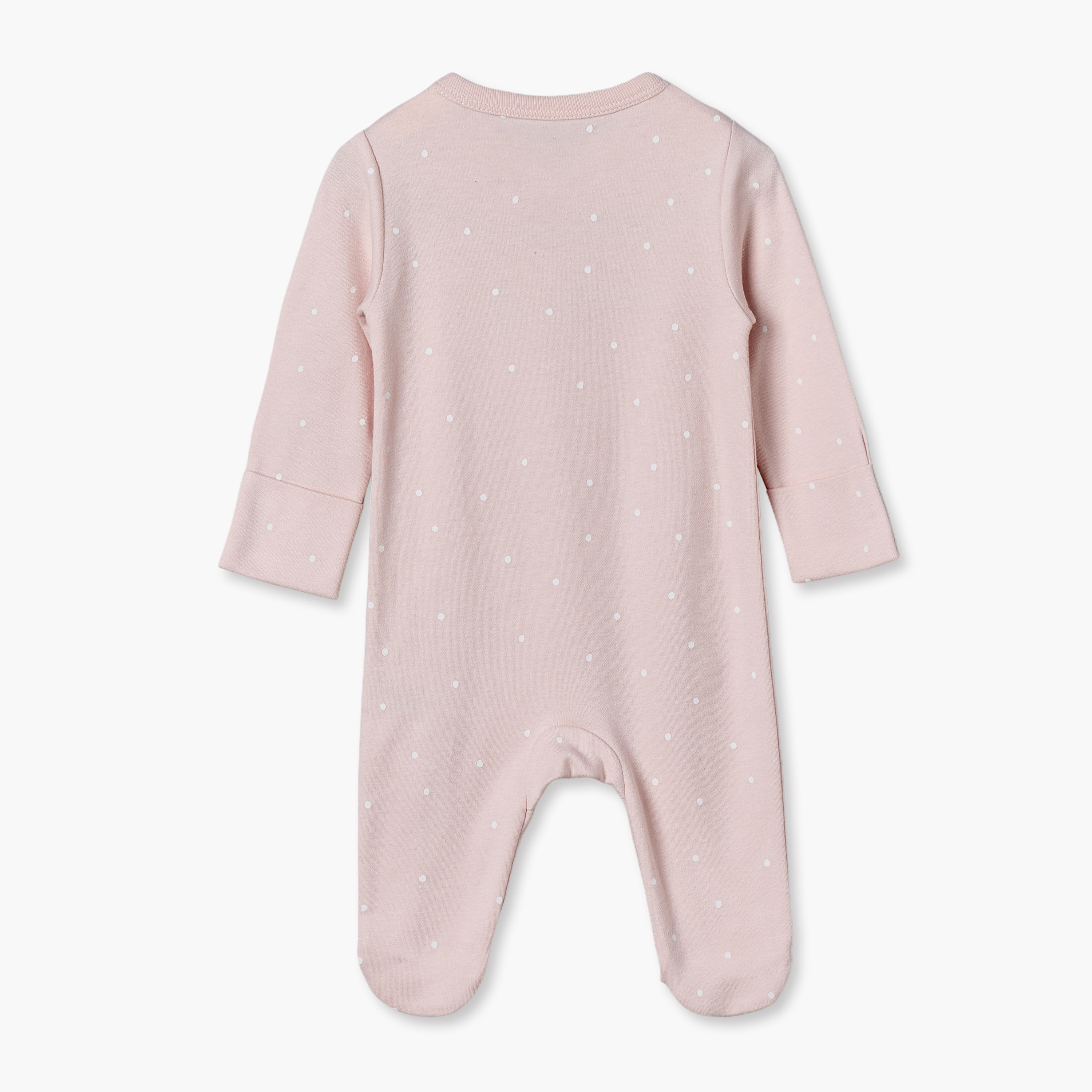 Pack of 3 Juniors Cotton Cotton Crew Neck Long Sleeves Sleepsuit with Cute Print-baby-girls-clothing-nightwear-sleepsuits-image-5