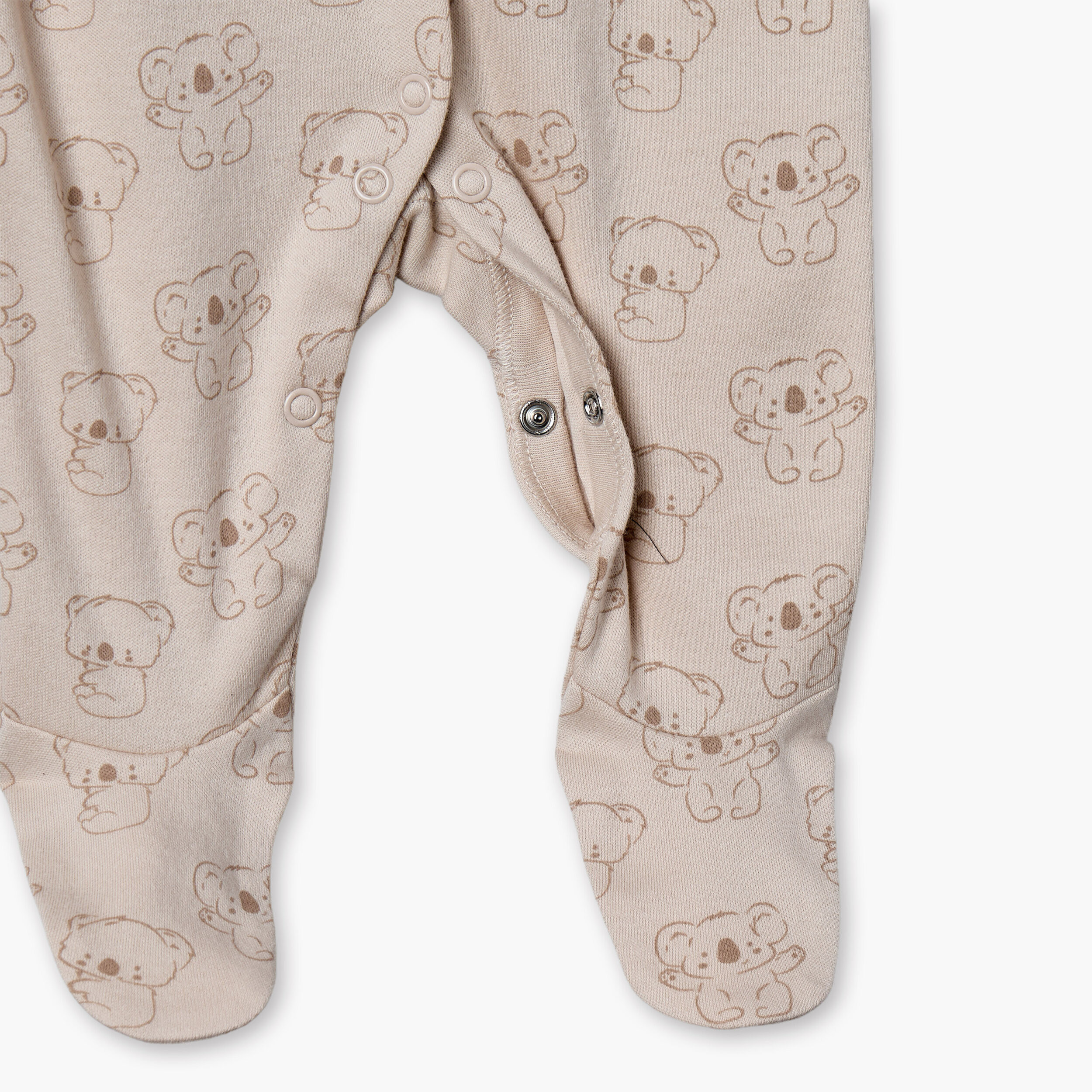 طقم من 3 - بدلة نوم قطن بياقة مستديرة وأكمام طويلة وطبعات من جونيورز-baby-girls-clothing-nightwear-sleepsuits-image-8