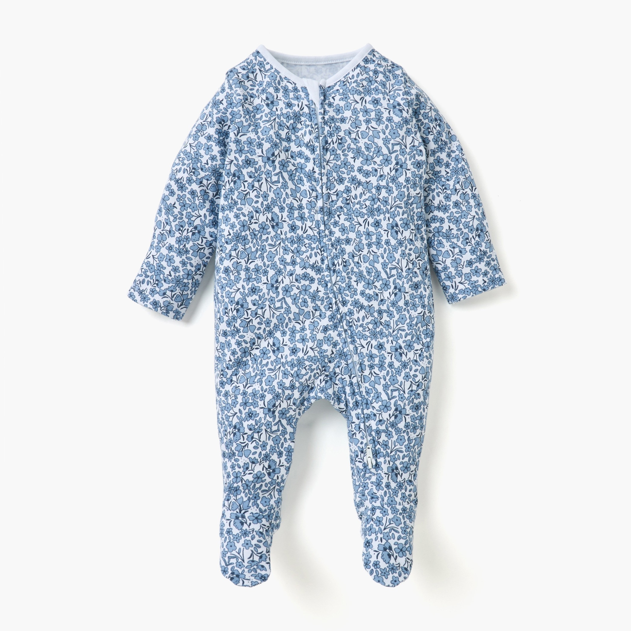 Juniors Assorted Sleepsuit with Long Sleeves and Zip Closure - Set of 3-baby-girls-clothing-nightwear-sleepsuits-image-2