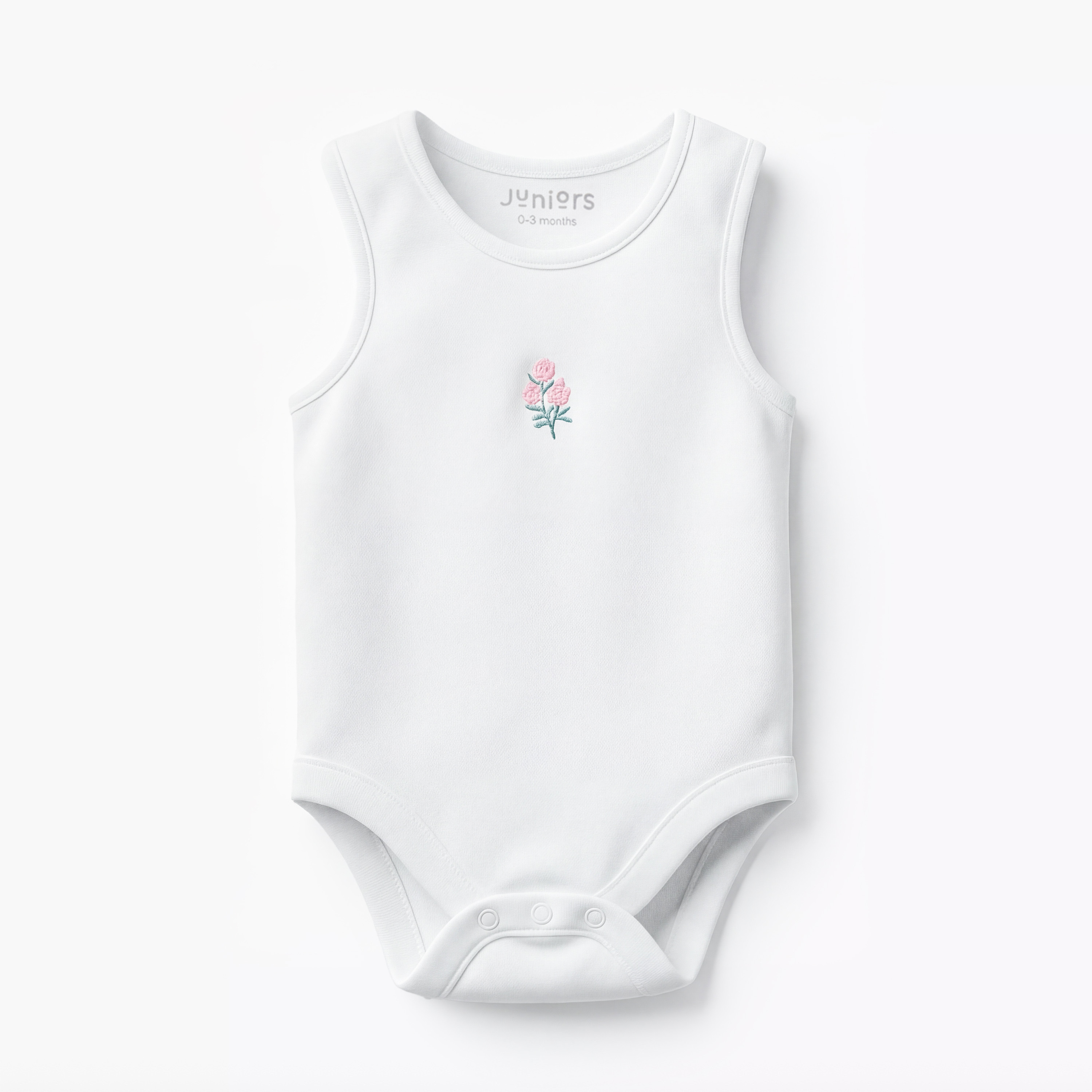 Pack of 7 Juniors Cotton Round Neck Sleeveless Bodysuit with Snap Button Closure-baby-girls-clothing-bodysuits-image-4