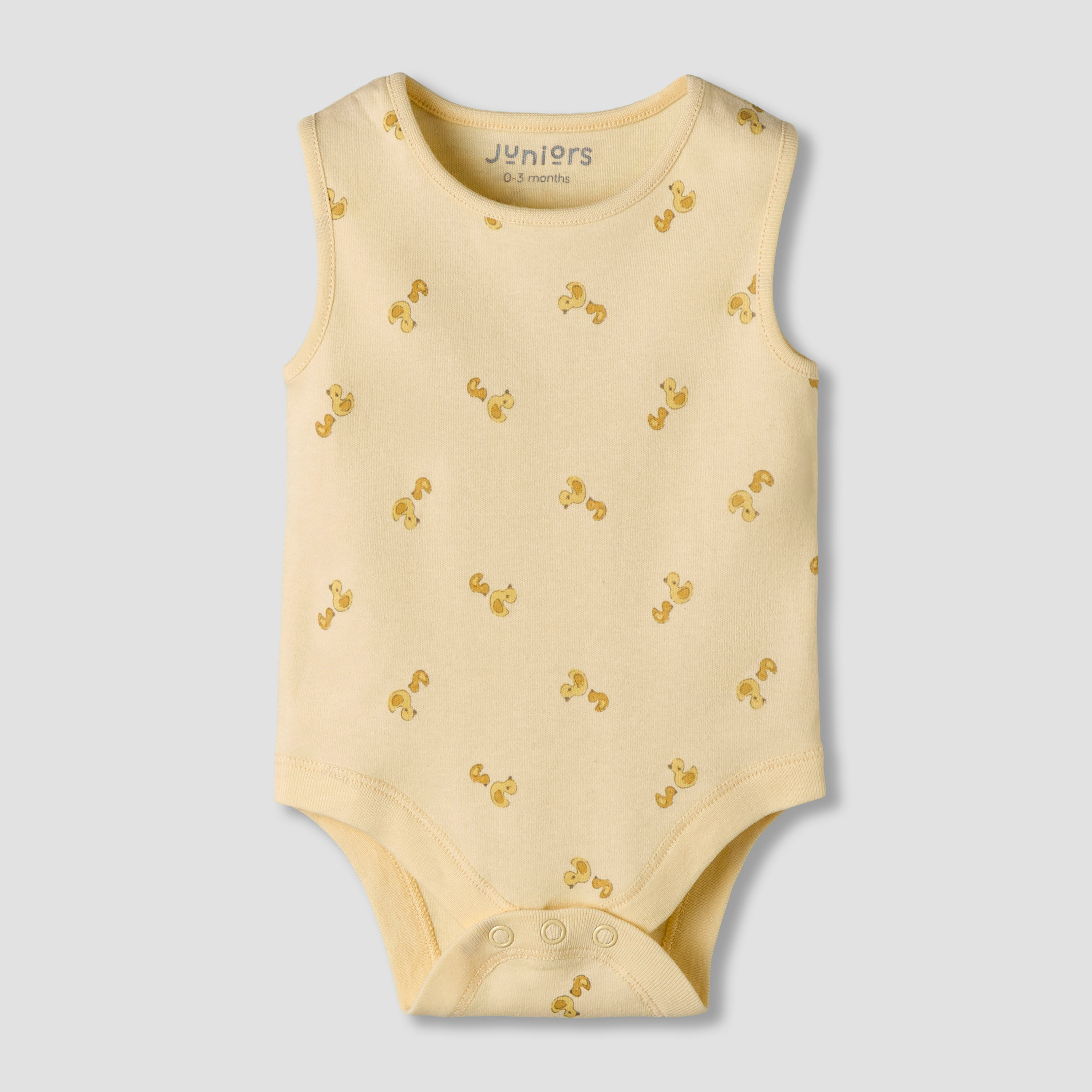 Pack of 7 Juniors Round Neck Sleeveless Bodysuit with Assorted Design-baby-boys-clothing-bodysuits-image-3