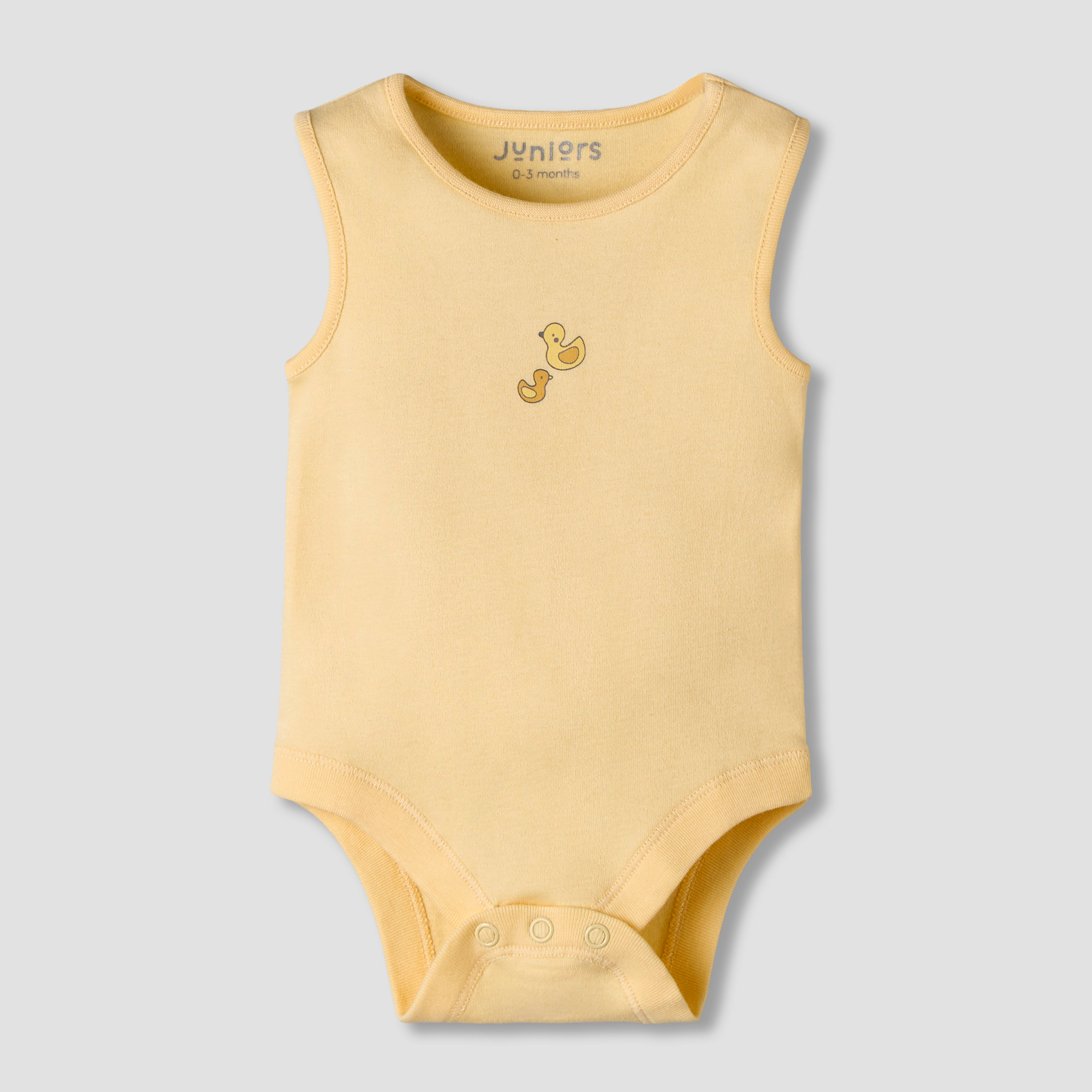 Pack of 7 Juniors Round Neck Sleeveless Bodysuit with Assorted Design-baby-boys-clothing-bodysuits-image-6