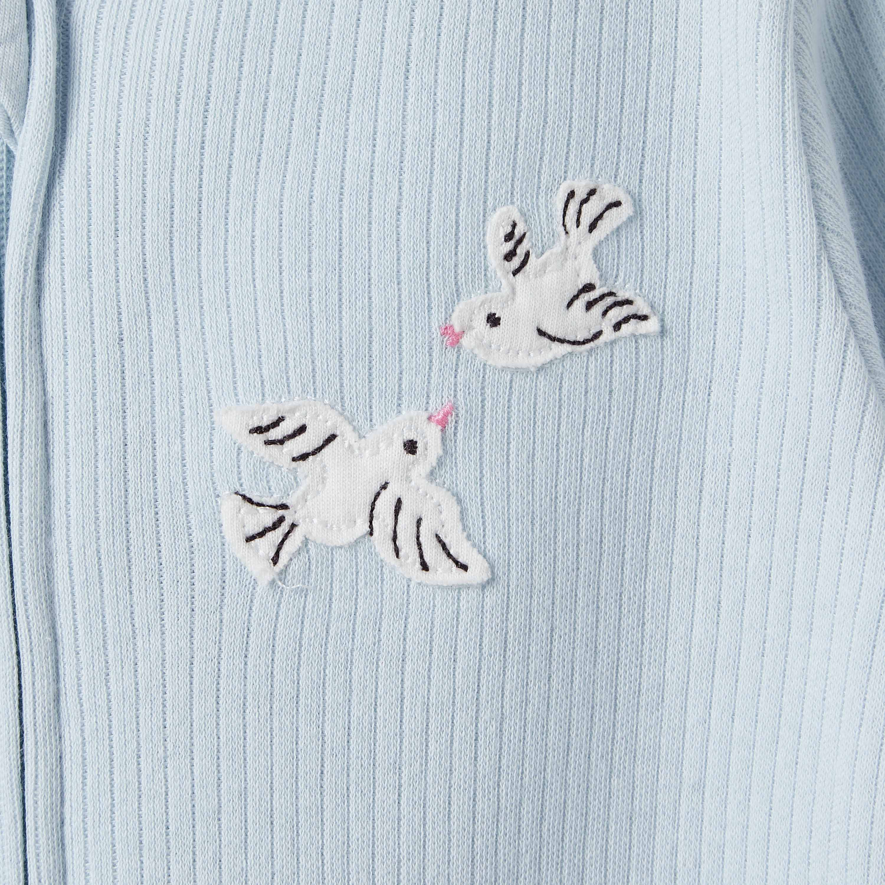 Juniors Printed Sleepsuit with Zip Closure - Set of 3-baby-boys-clothing-nightwear-sleepsuits-image-5
