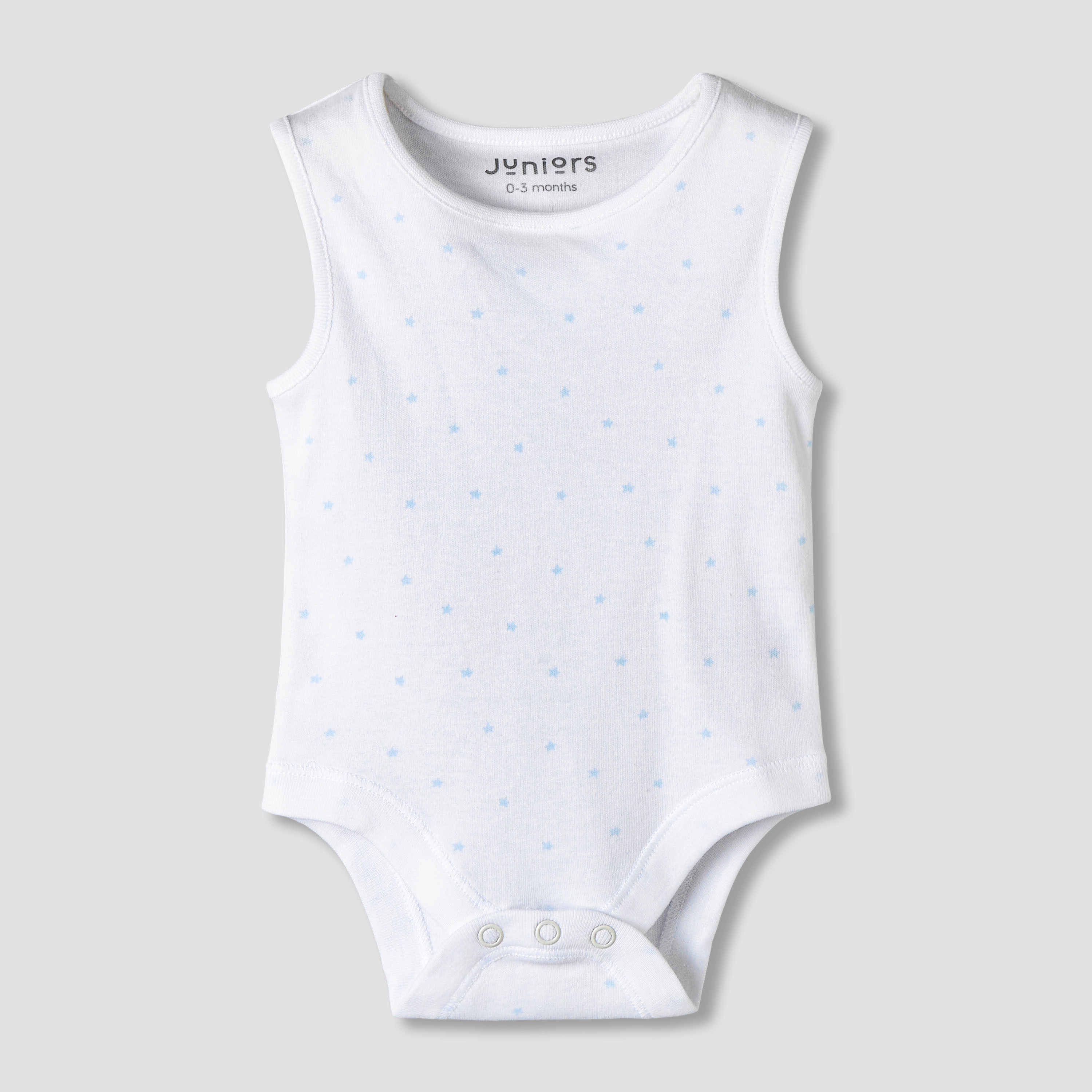 Pack of 7 Juniors Round Neck Sleeveless Bodysuit with Fun Prints-baby-boys-clothing-bodysuits-image-3