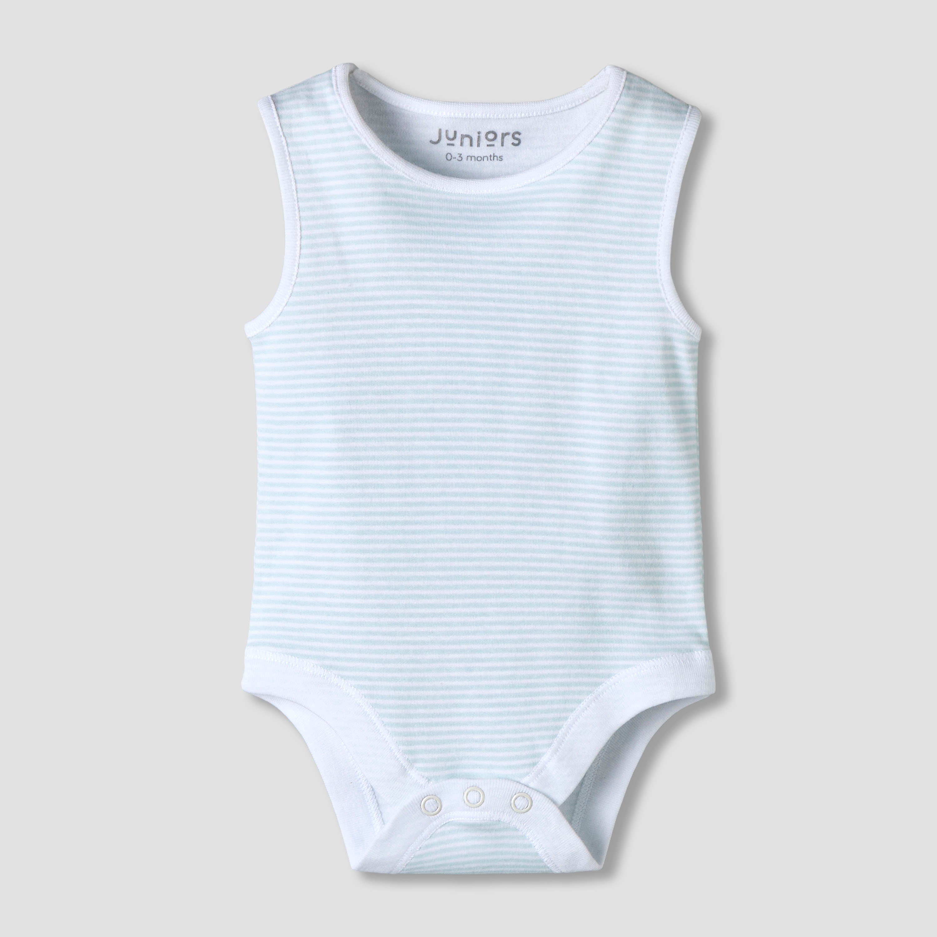 Pack of 7 Juniors Round Neck Sleeveless Bodysuit with Fun Prints-baby-boys-clothing-bodysuits-image-5
