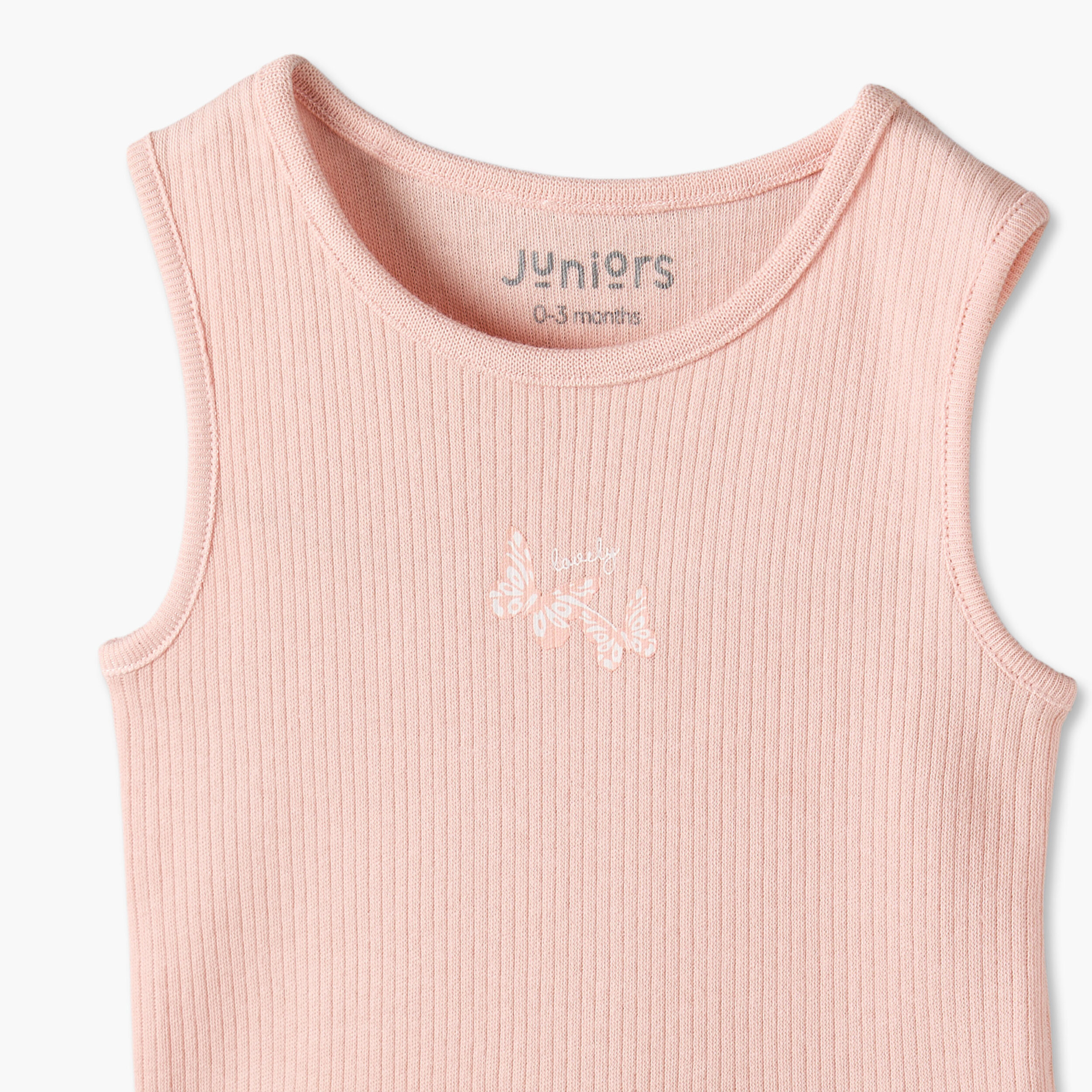 Pack of 7 Juniors Cotton Crew Neck Sleeveless Bodysuit with Floral Print-baby-girls-clothing-bodysuits-image-11
